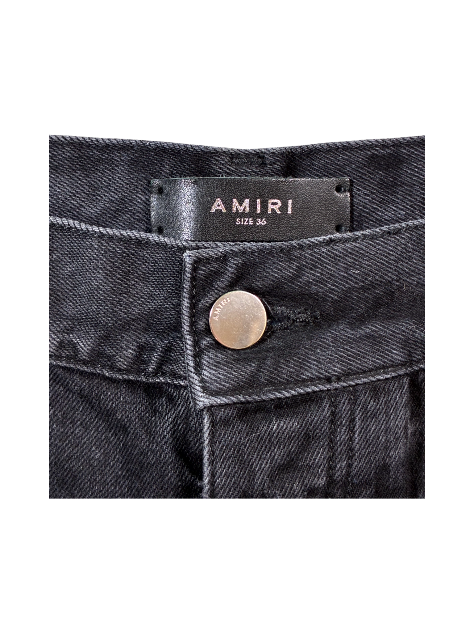 Amiri Varsity Slim Black Jeans