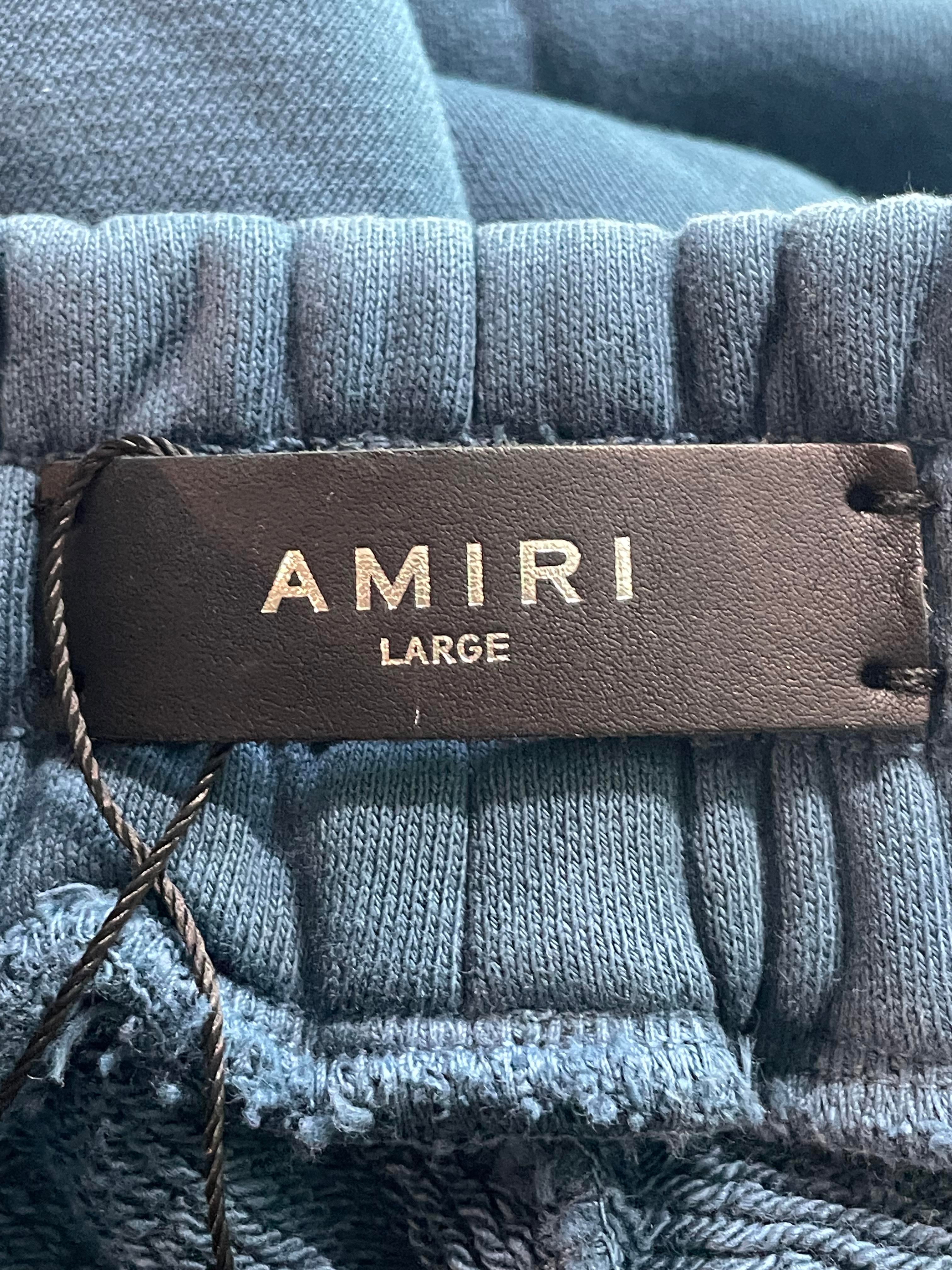 Amiri MA Bar Blue Sweatpants