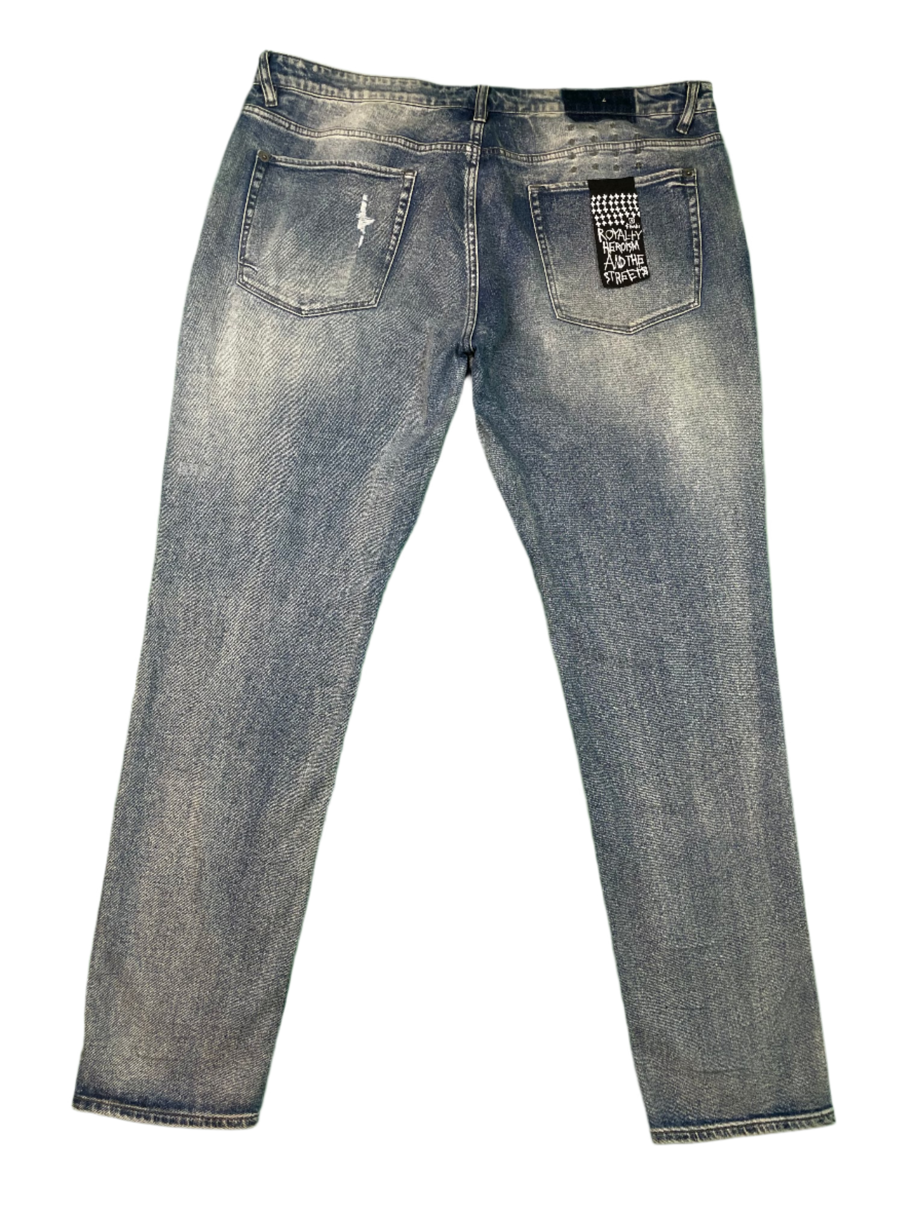 Ksubi Dark Wash Writing Blue Jeans