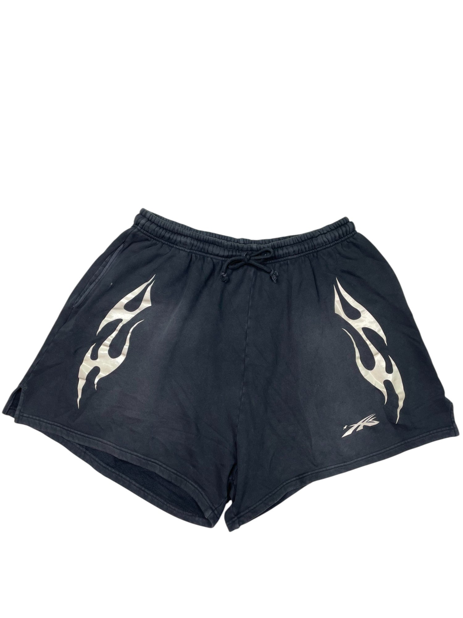 Hellstar Warm Up Shorts Faded Black
