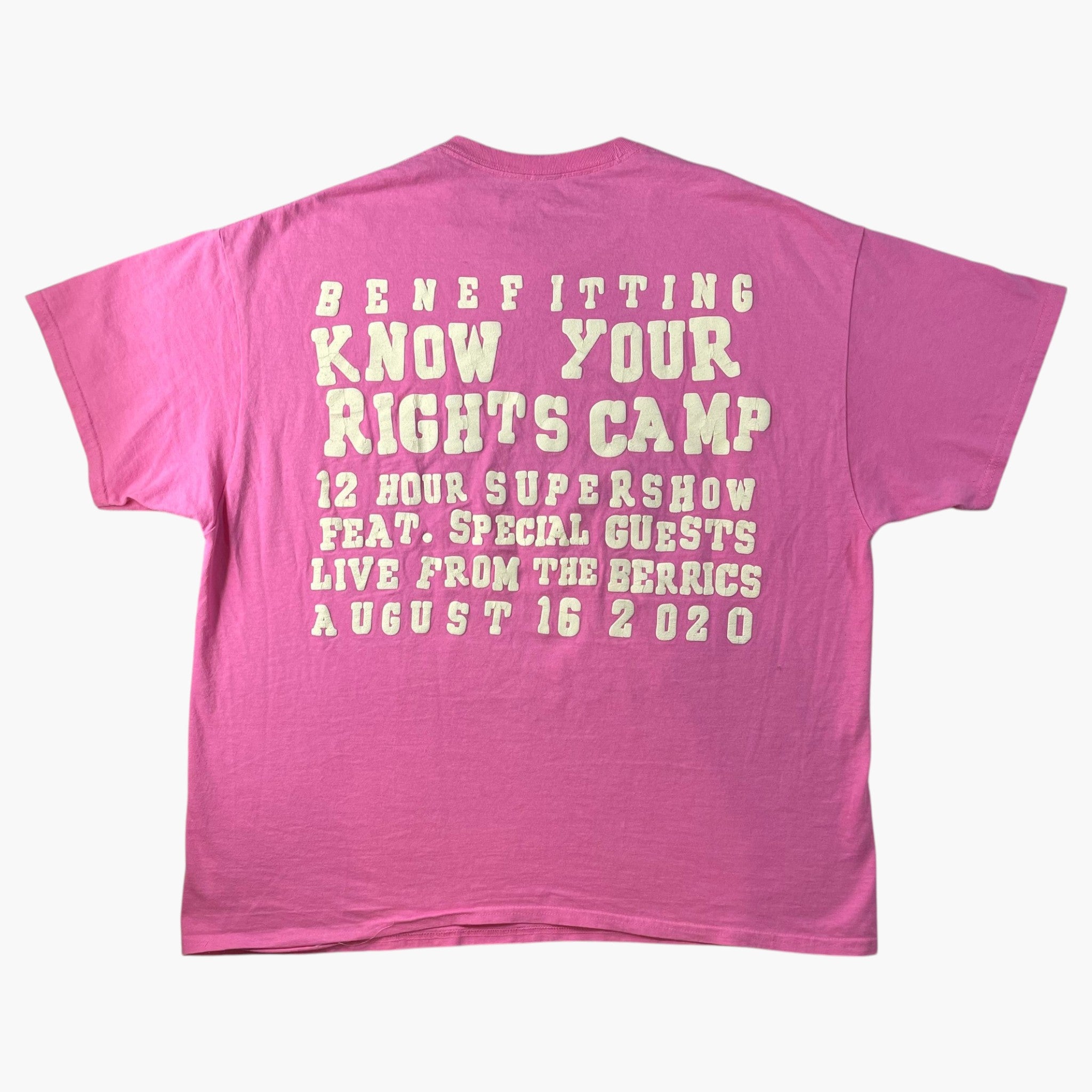 CPFM Kerwin Frost Puffed Print Pink Tee