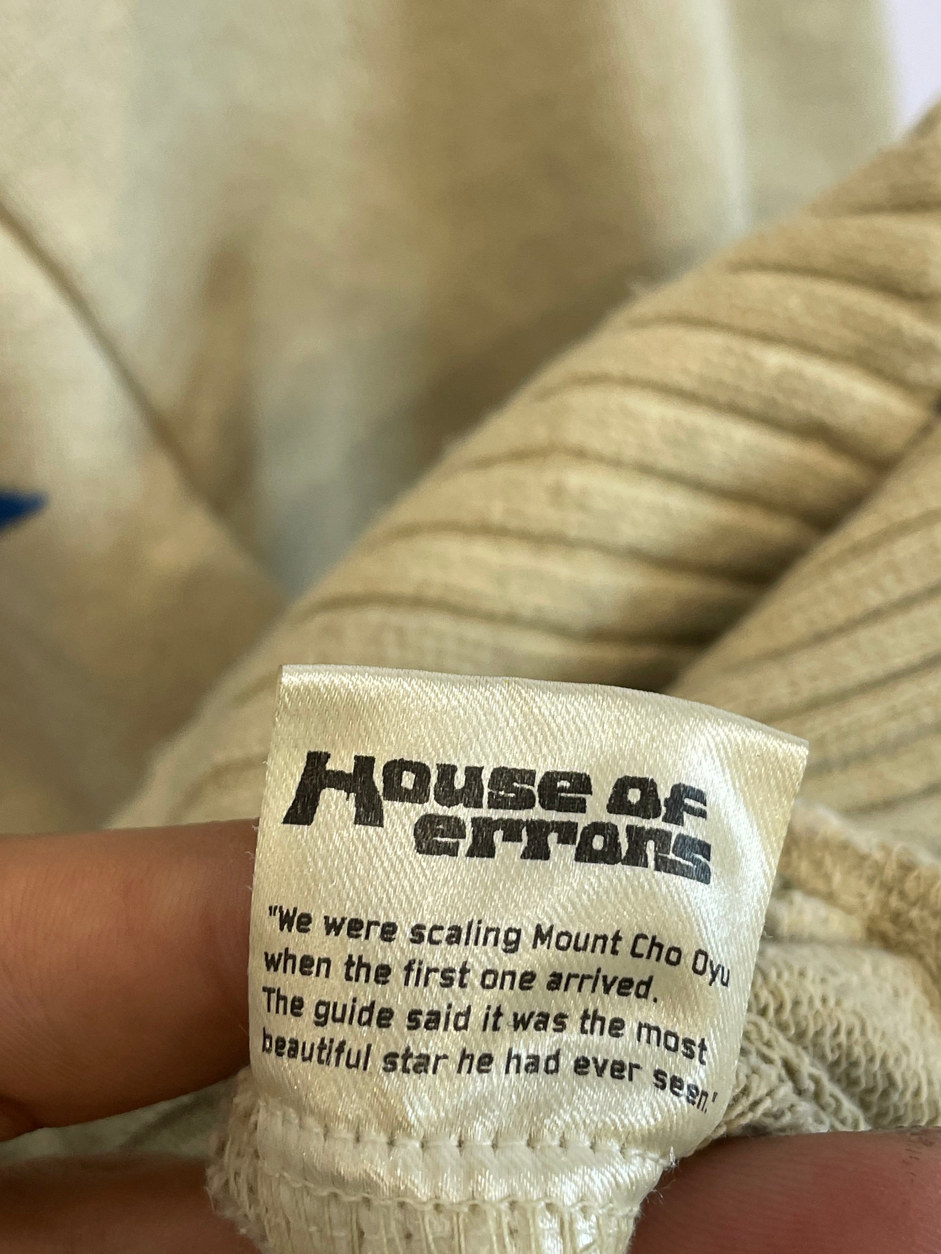 House Of Errors Eye Hoodie Cream Multi New Medium