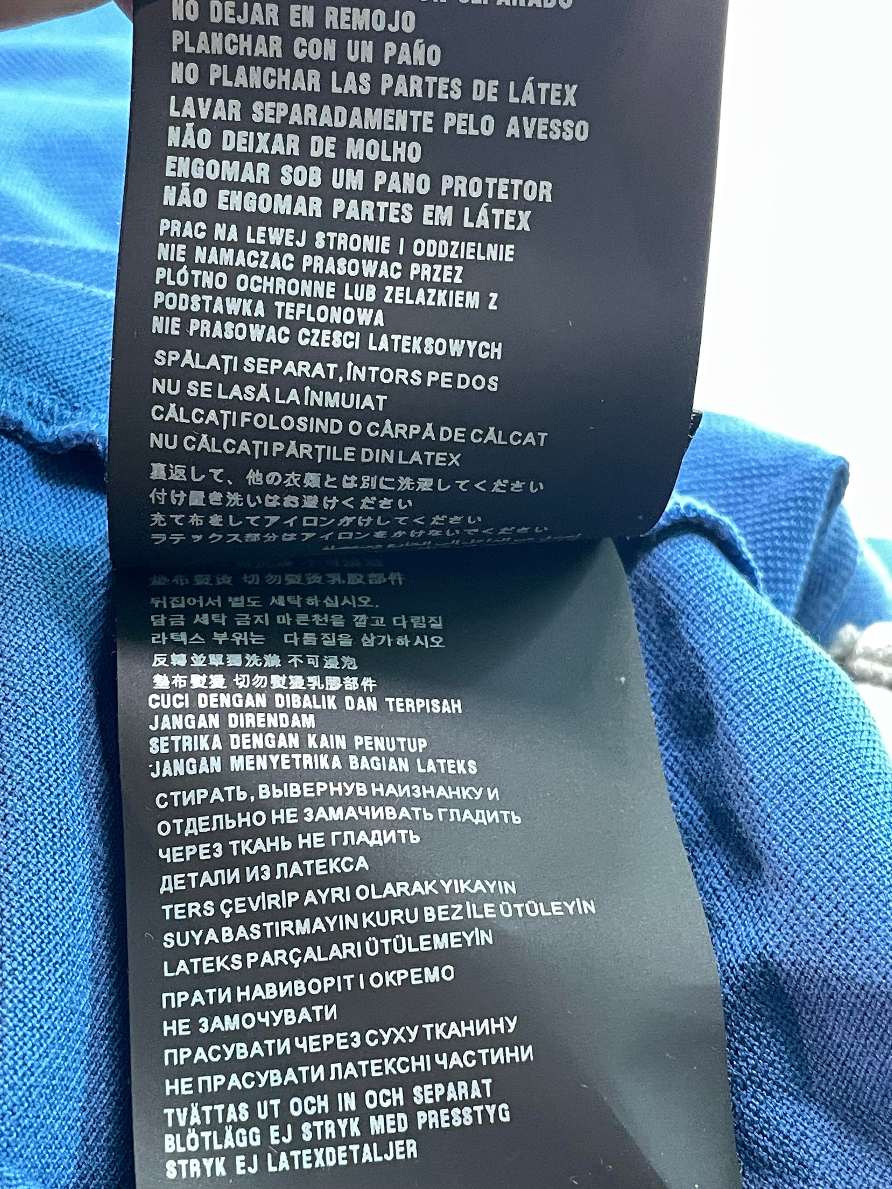 Prada Zip Polo Royal Blue