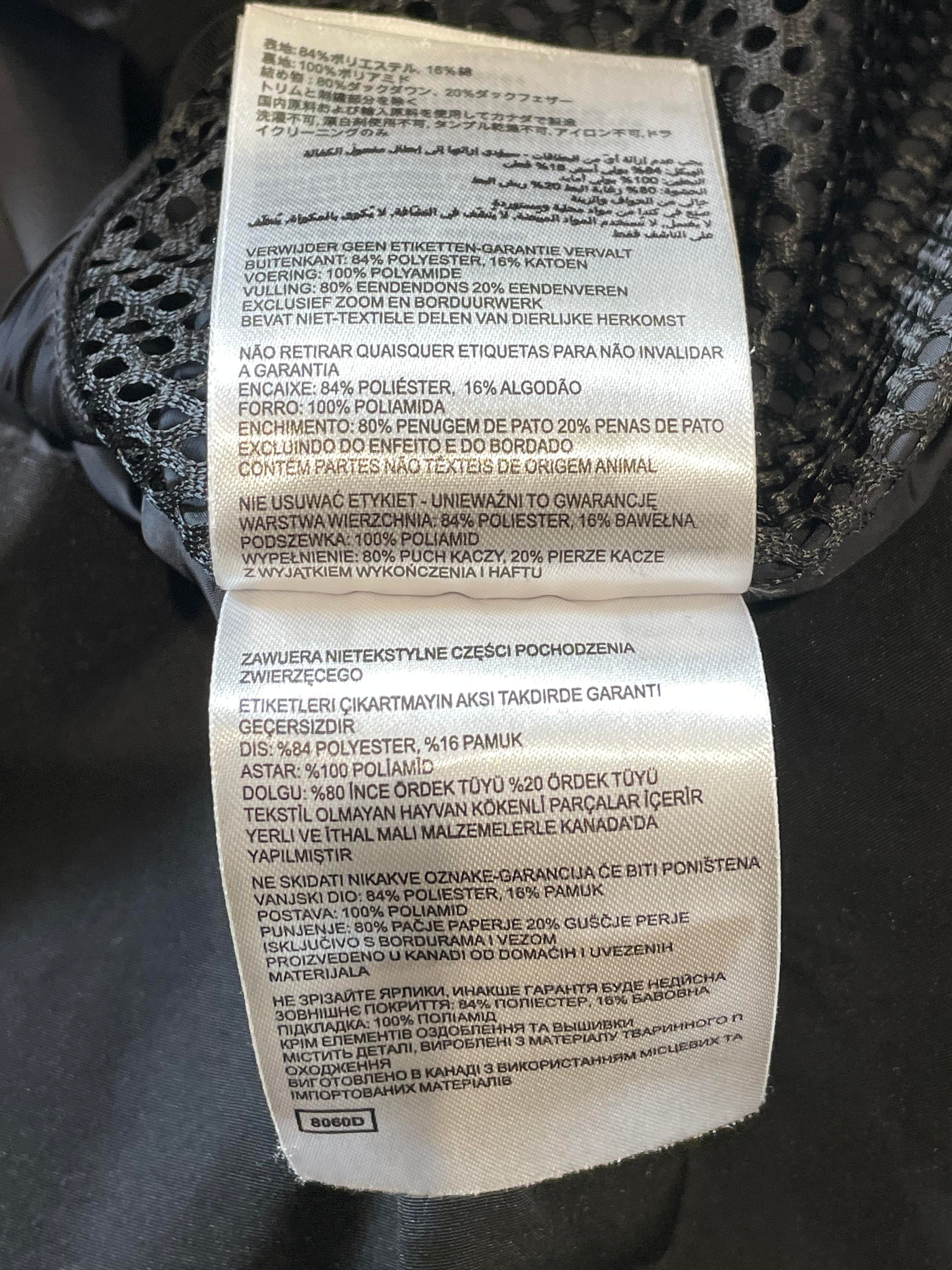 Canada Goose Black Parka Jacket