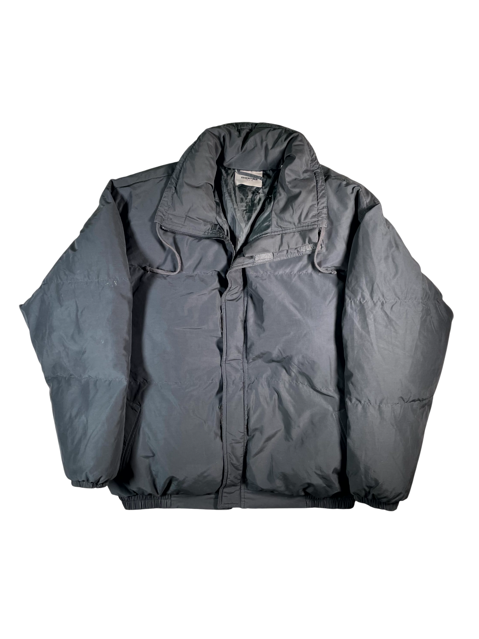 Essentials Puffer Black Jacket
