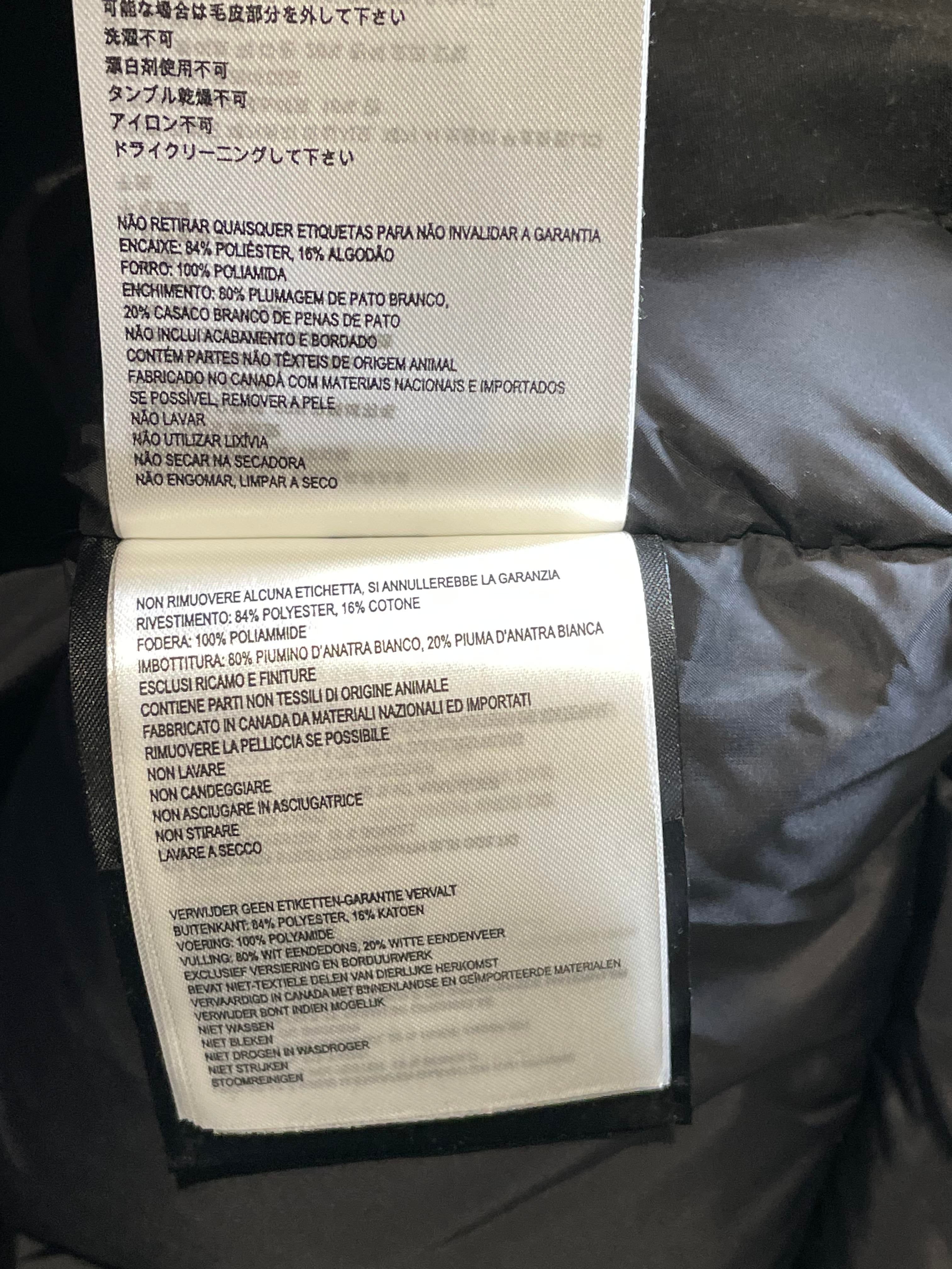 Canada Goose Expedition Black Parka