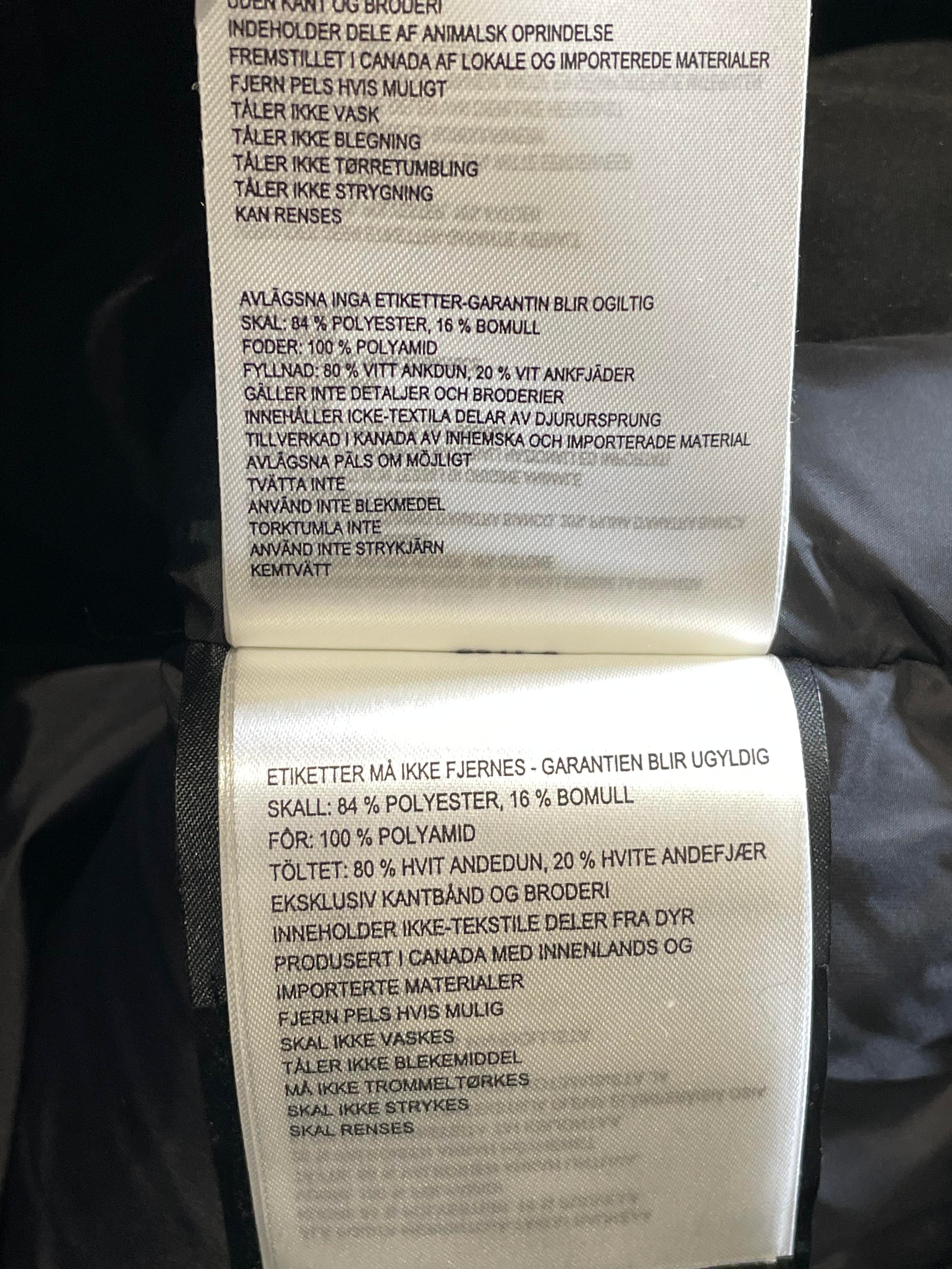 Canada Goose Expedition Black Parka