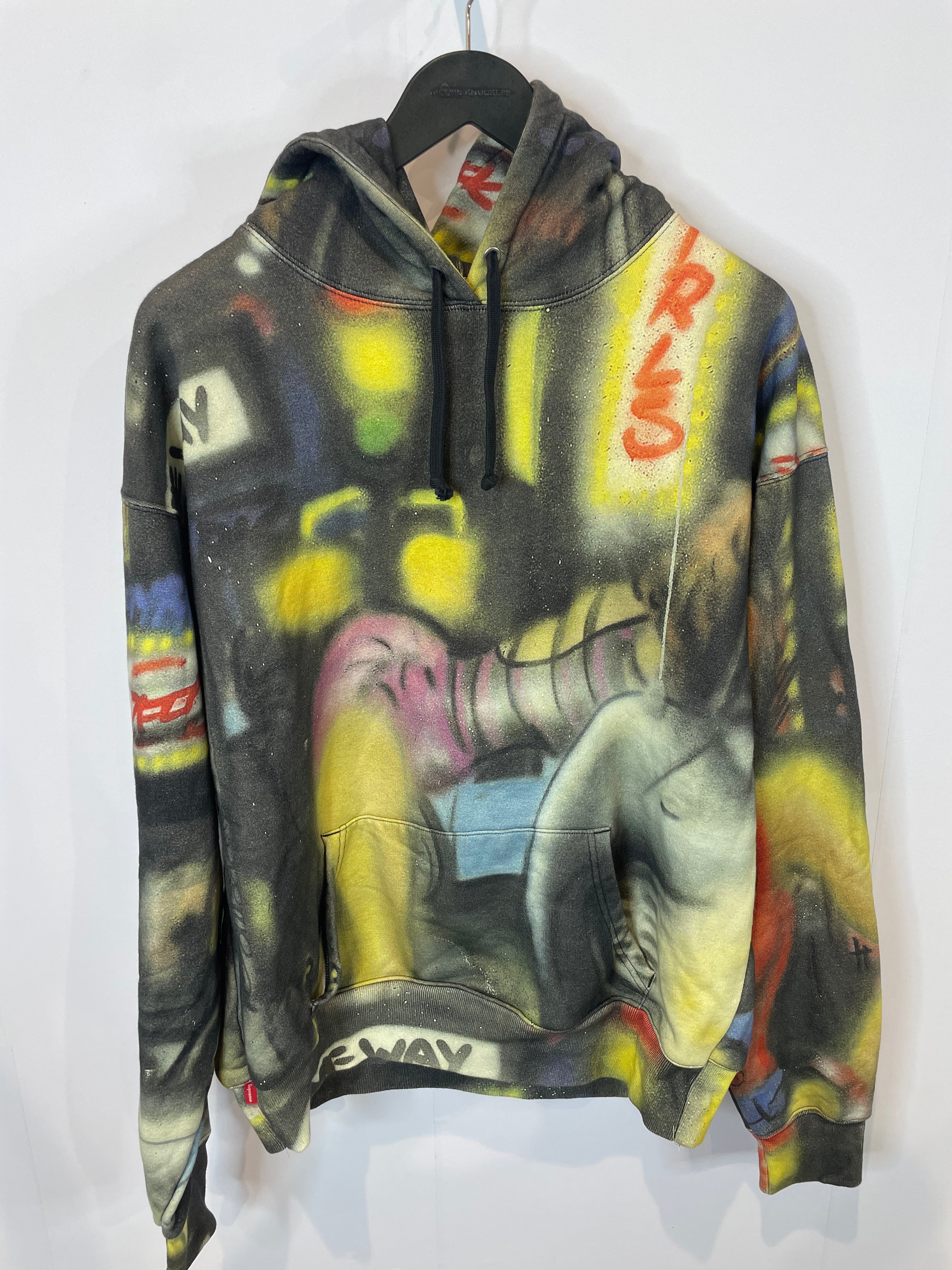 Supreme One Way Hoodie Used XL