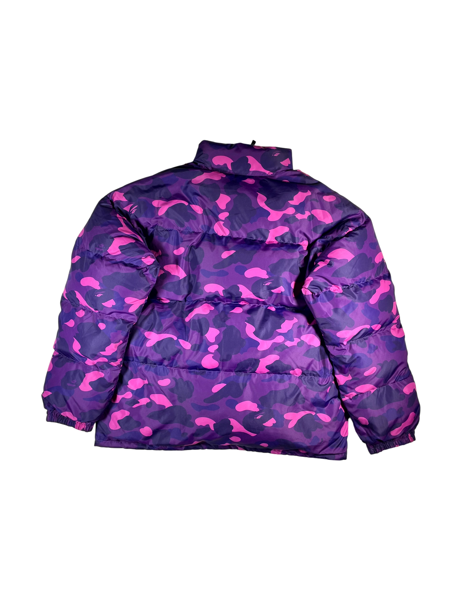BAPE Reversible Camo Purple Puffer Jacket