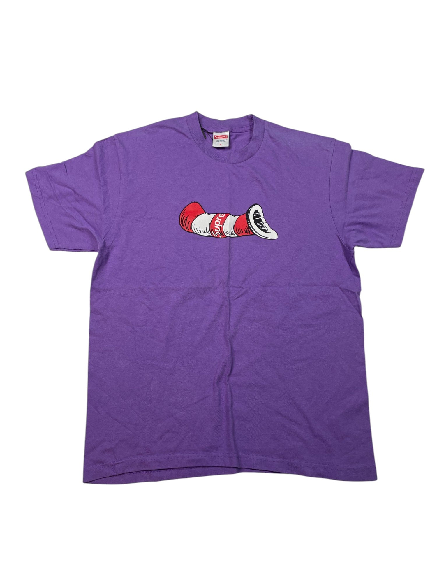Supreme Cat In The Hat T-Shirt Purple