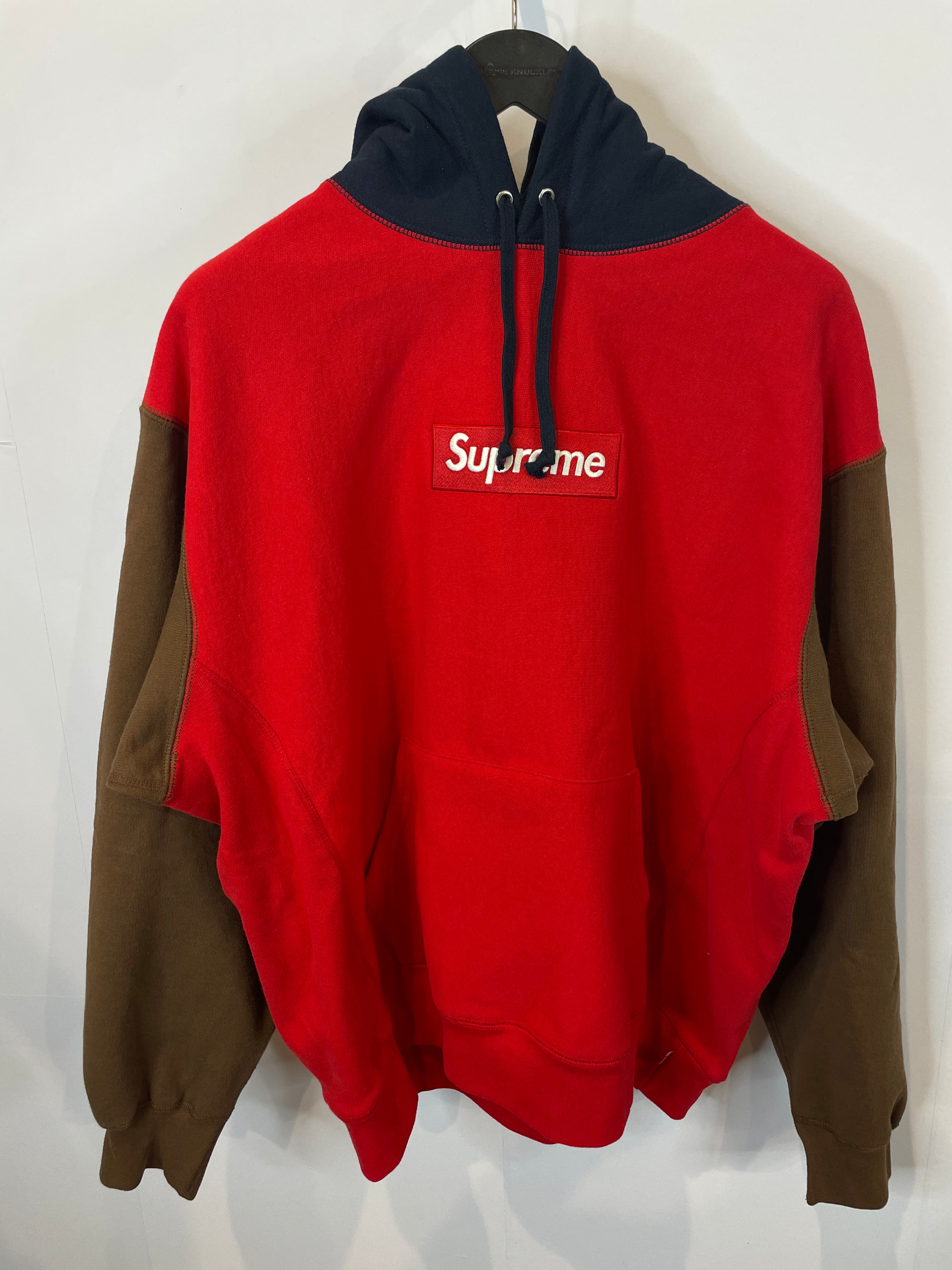 Supreme Box Logo Red Brown New Large With Tags