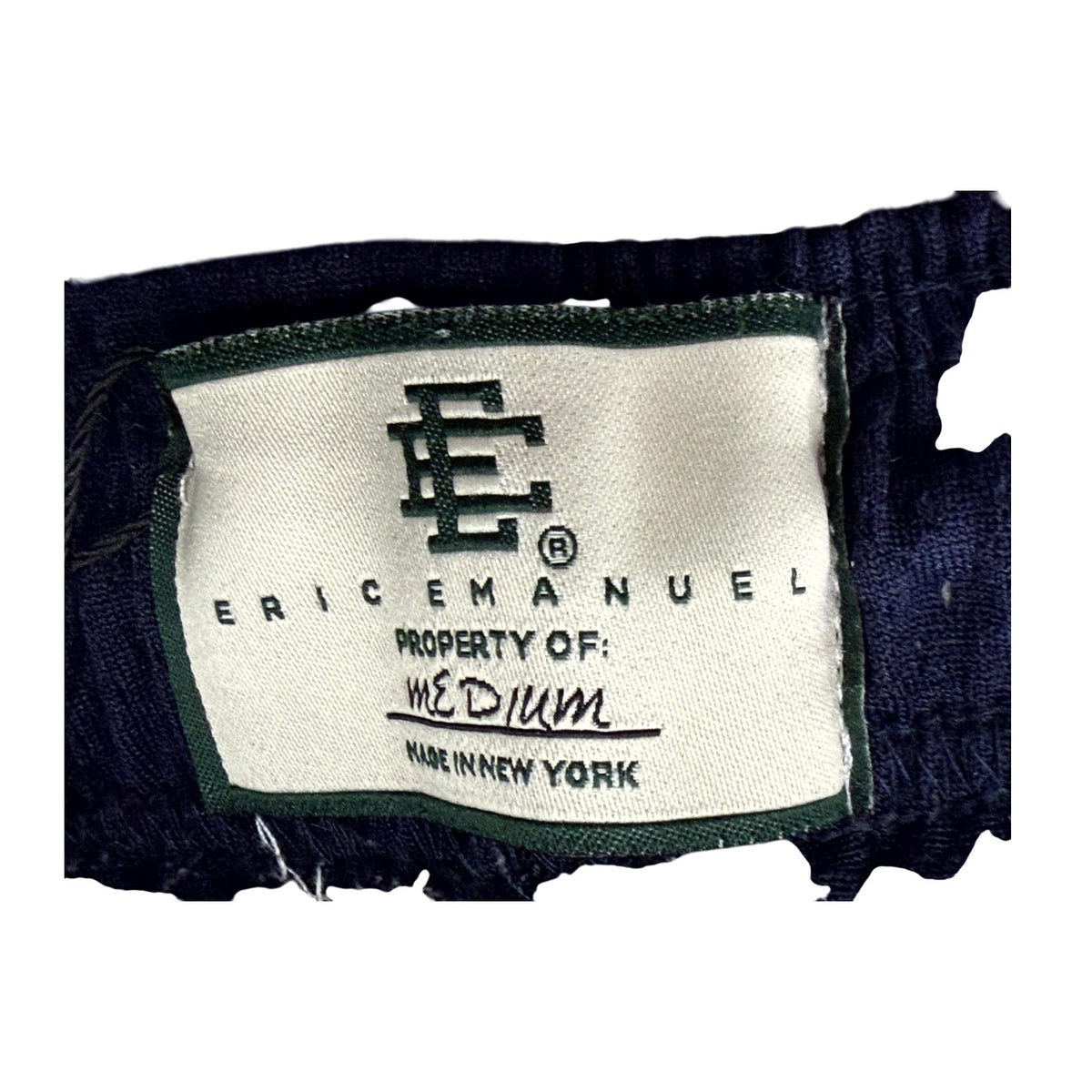 Eric Emanuel Navy & Cream Shorts