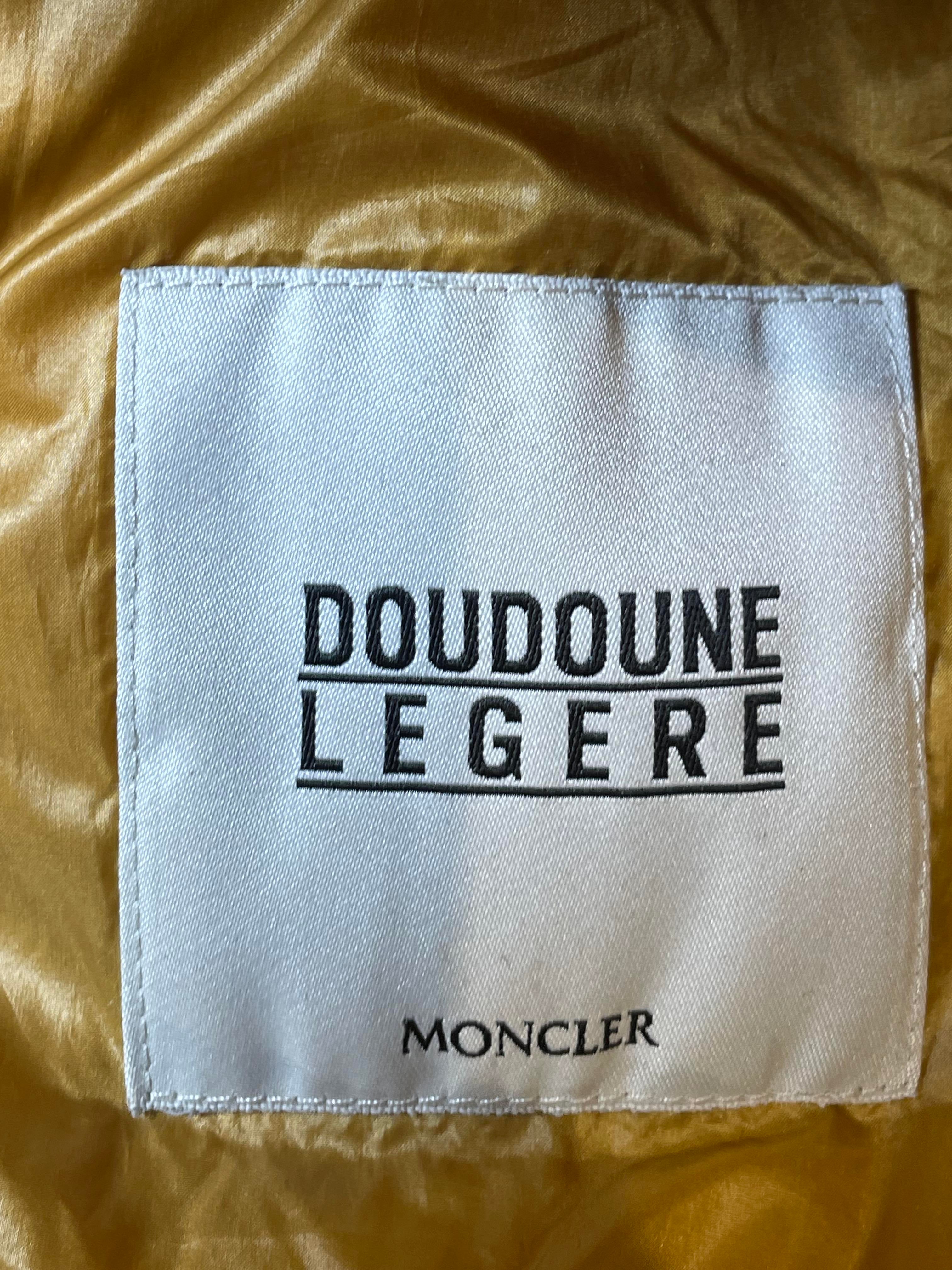 Moncler Seritte Giubbotto Yellow Puffer Jacket