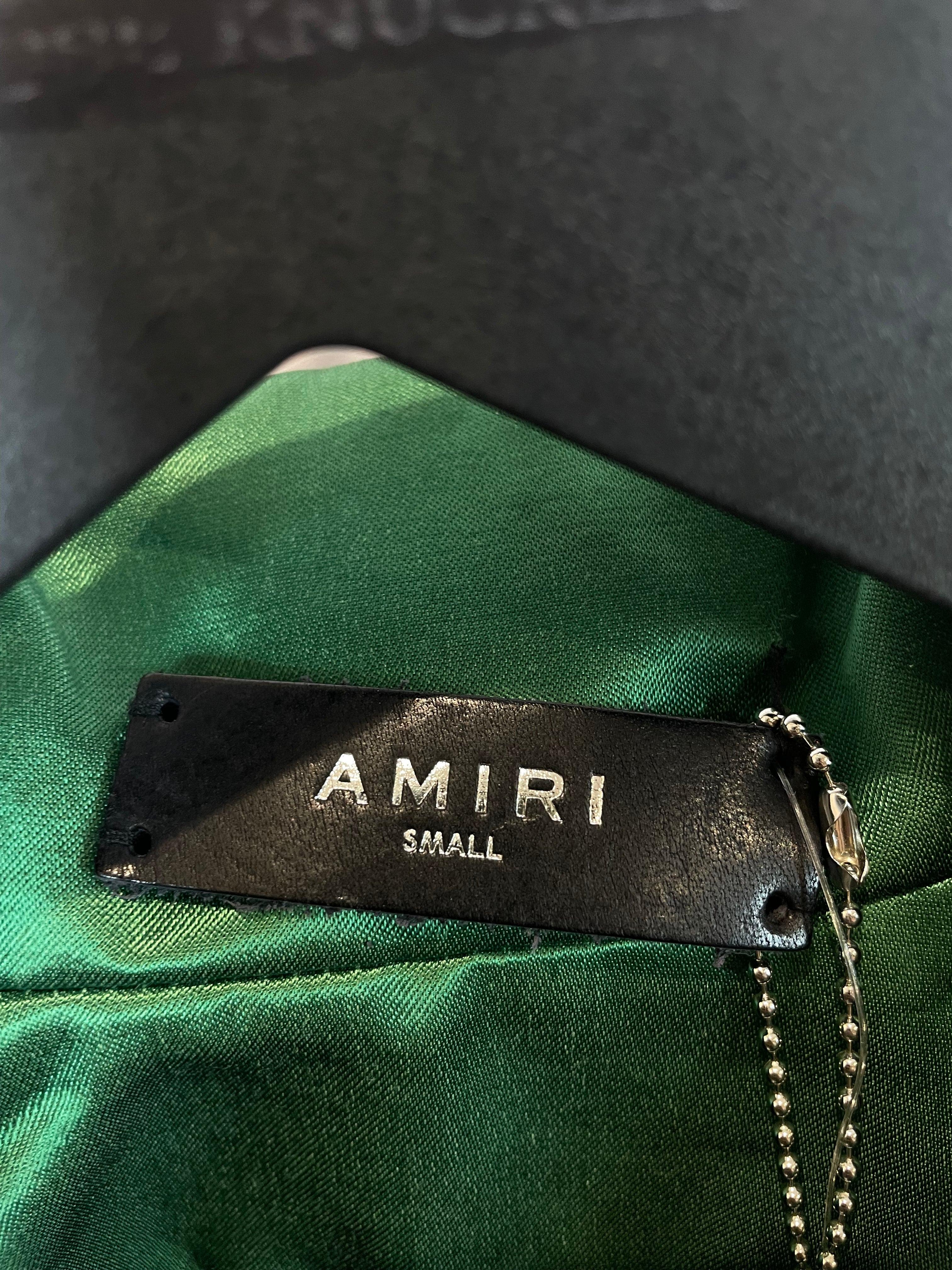 Amiri Track Jacket Green Used Small