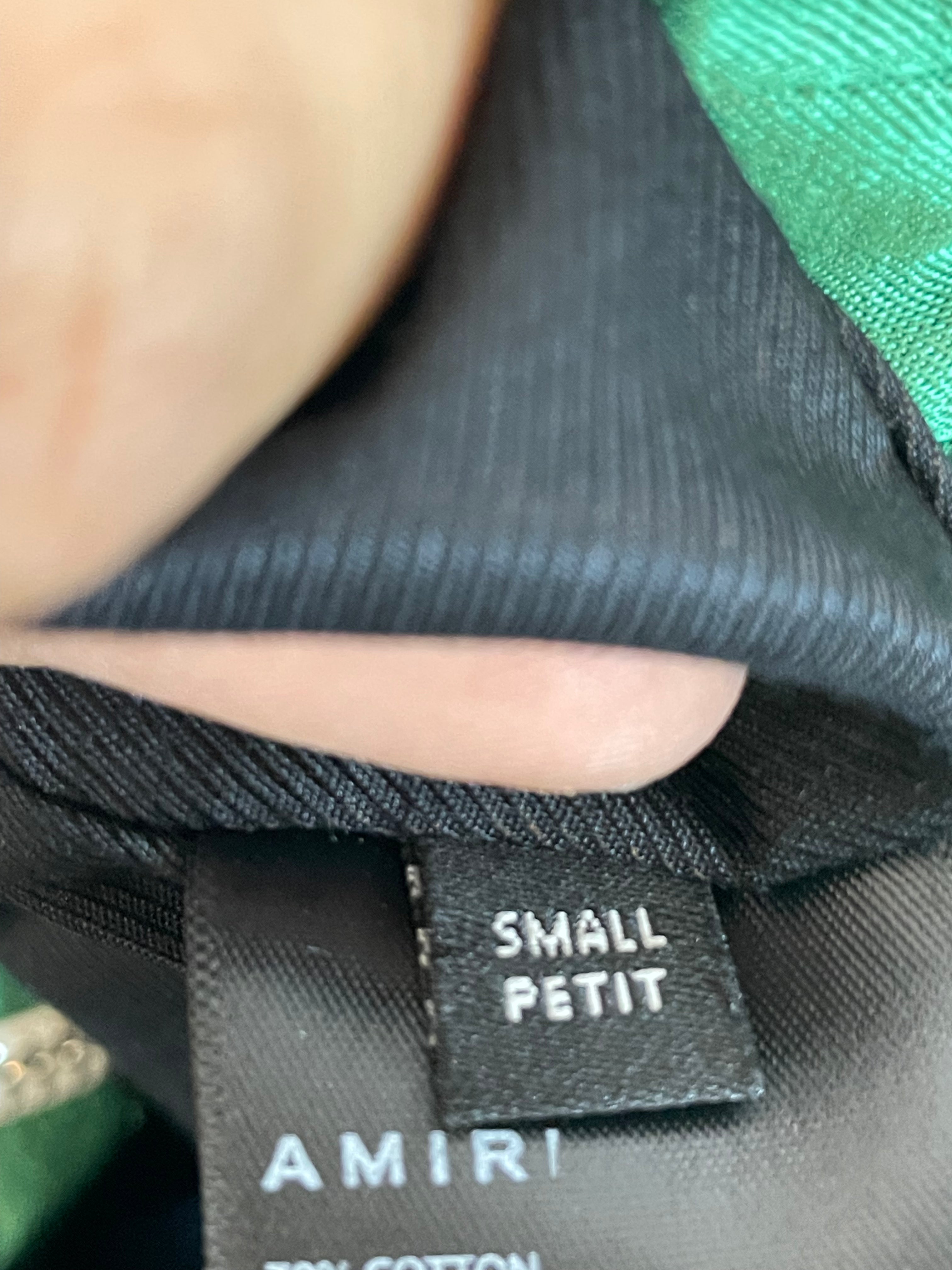 Amiri Track Jacket Green Used Small