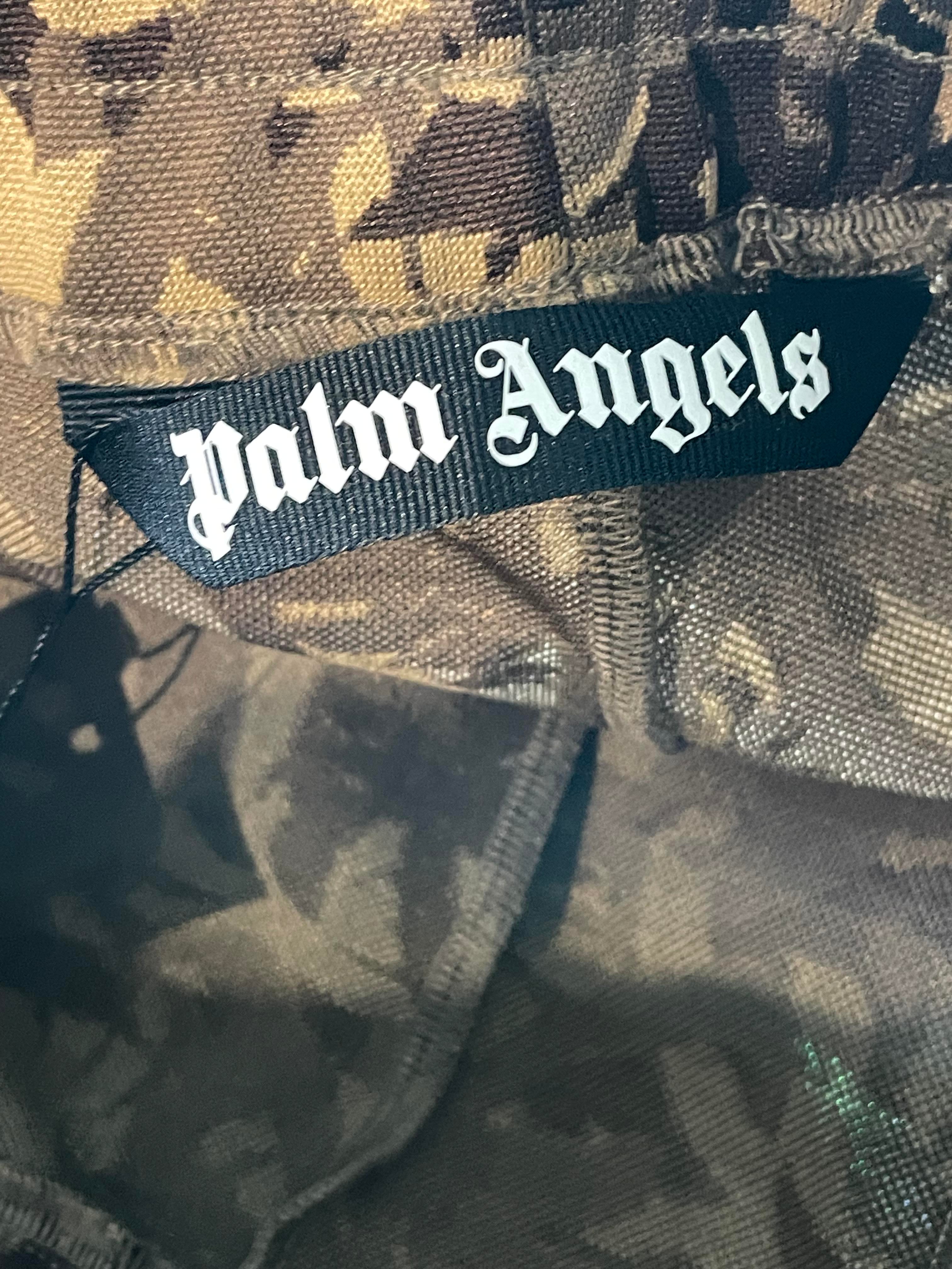 Palm Angels Brown Palm Tree Track Pants