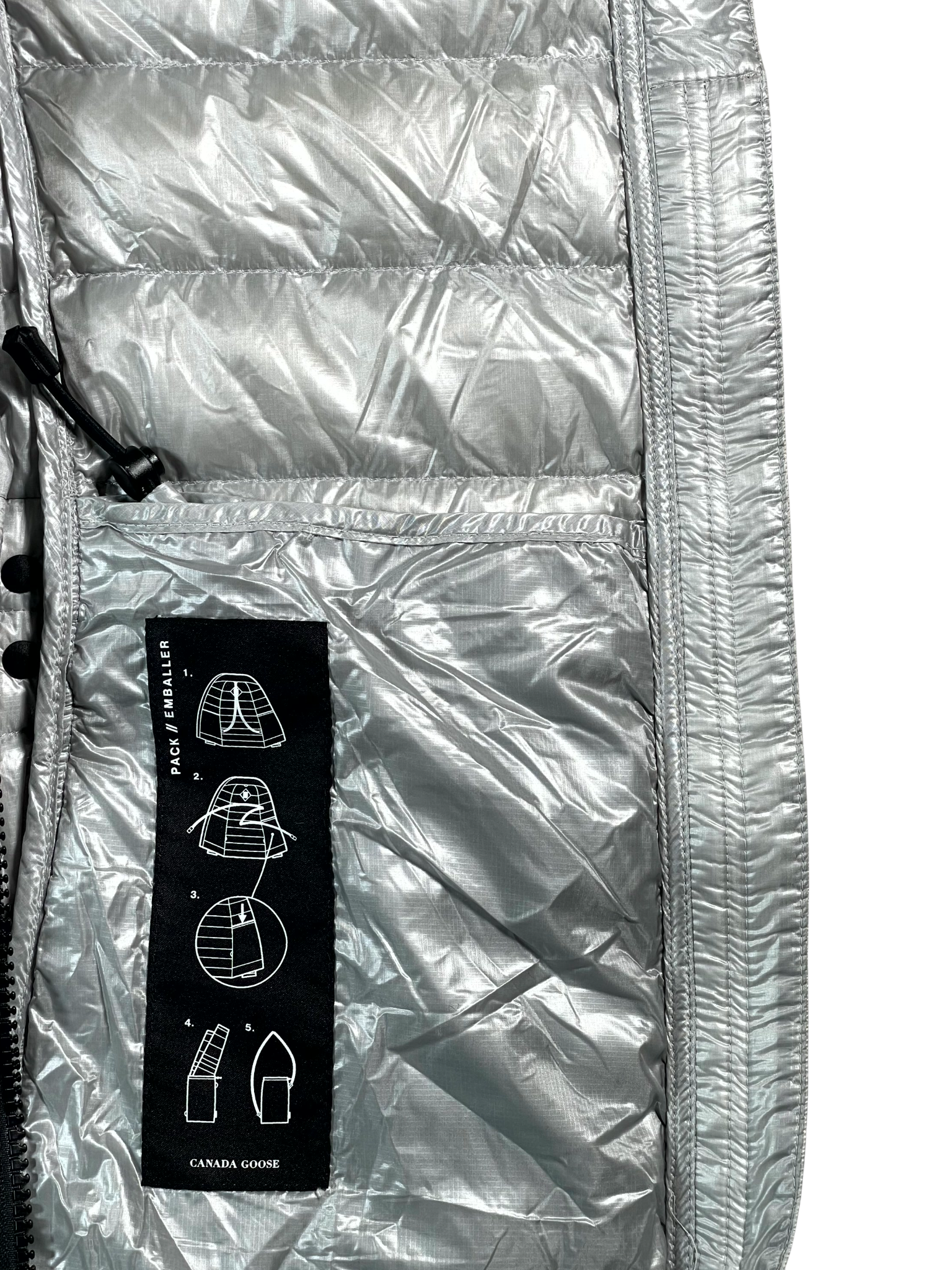 Canada goose Women's Long Silver Coat