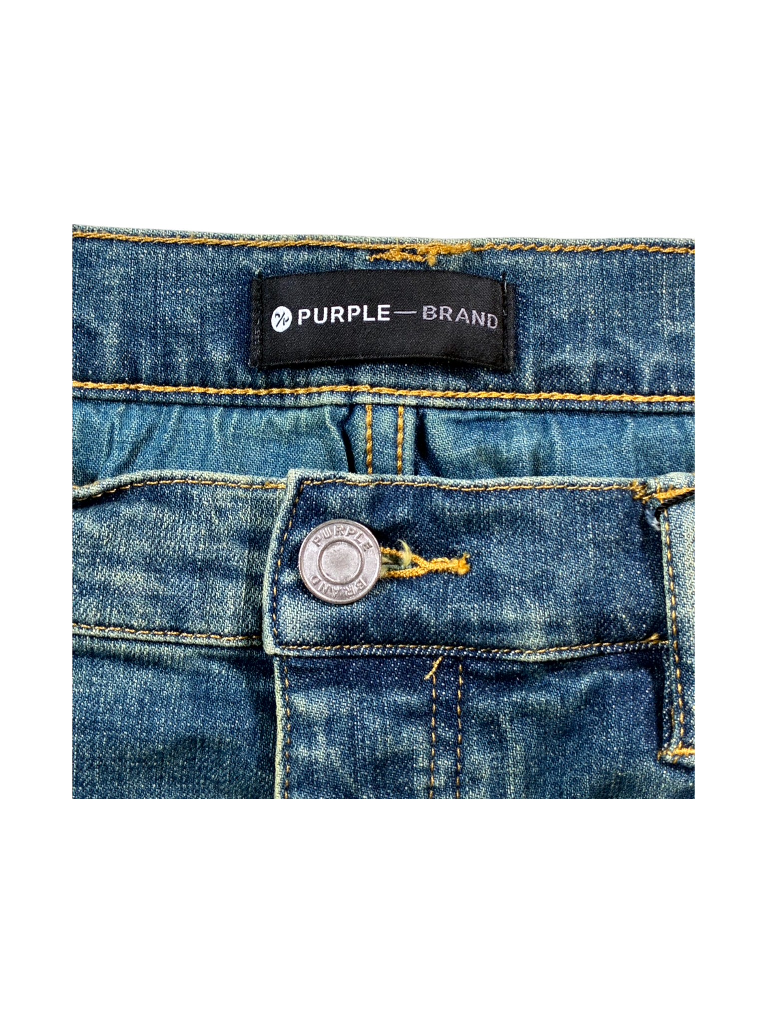 Purple Brand Vintage Yellow Jeans