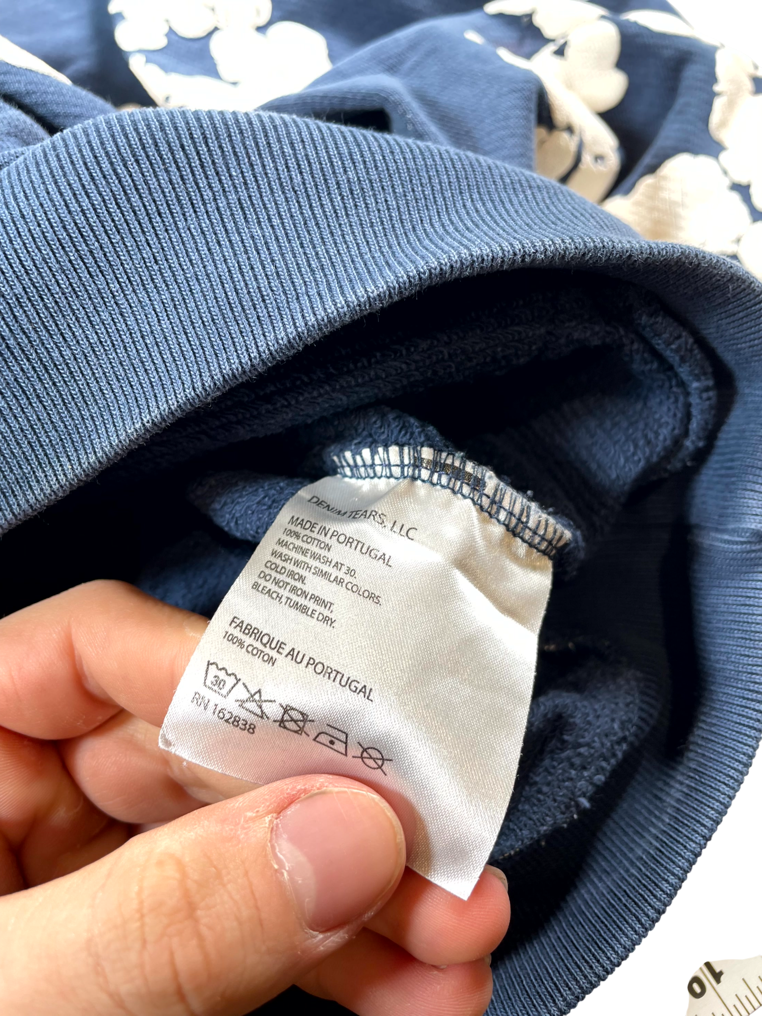 Denim Tears Navy Hoodie