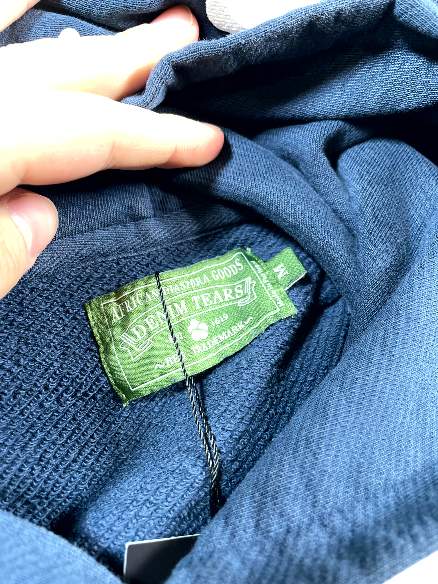 Denim Tears Navy Hoodie