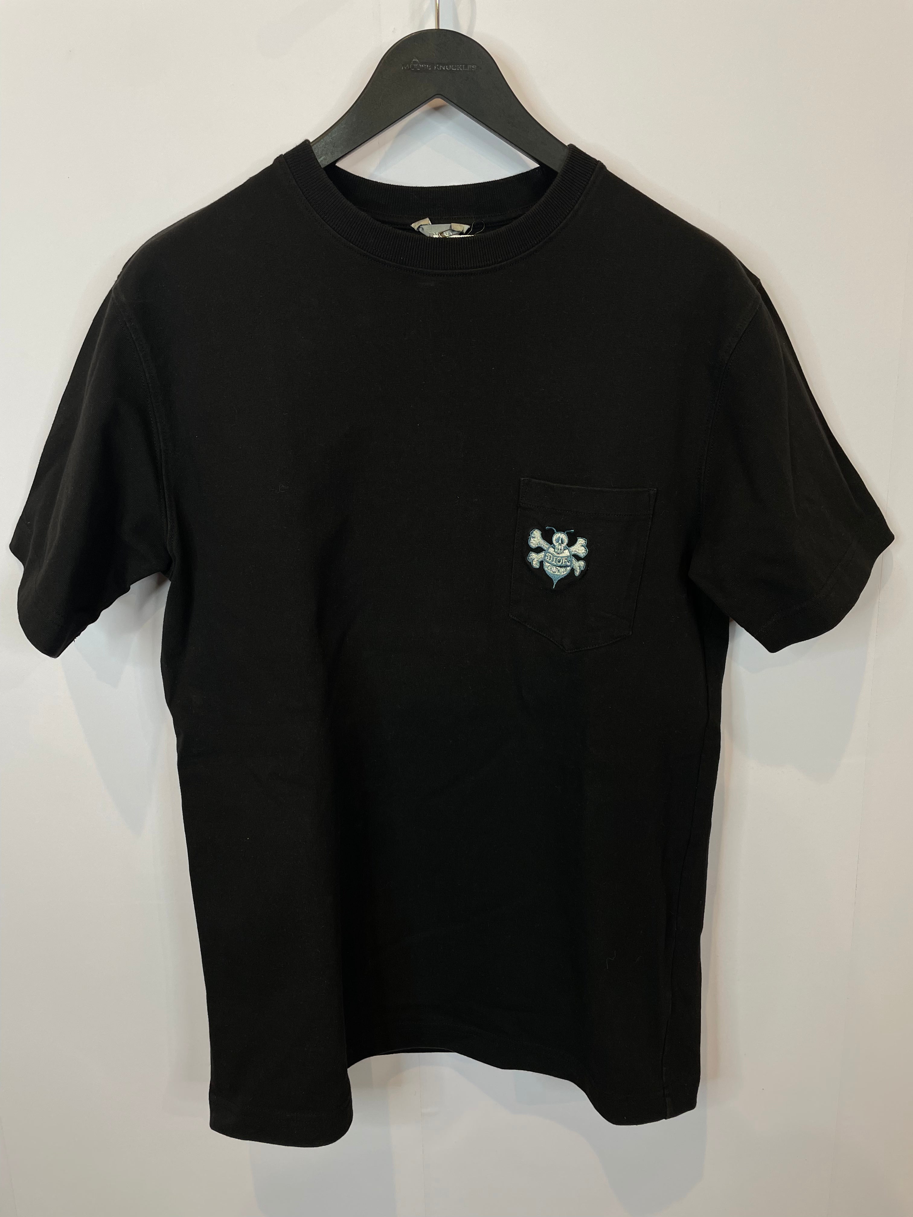 Dior Stussy Bee Tee Black Used Medium