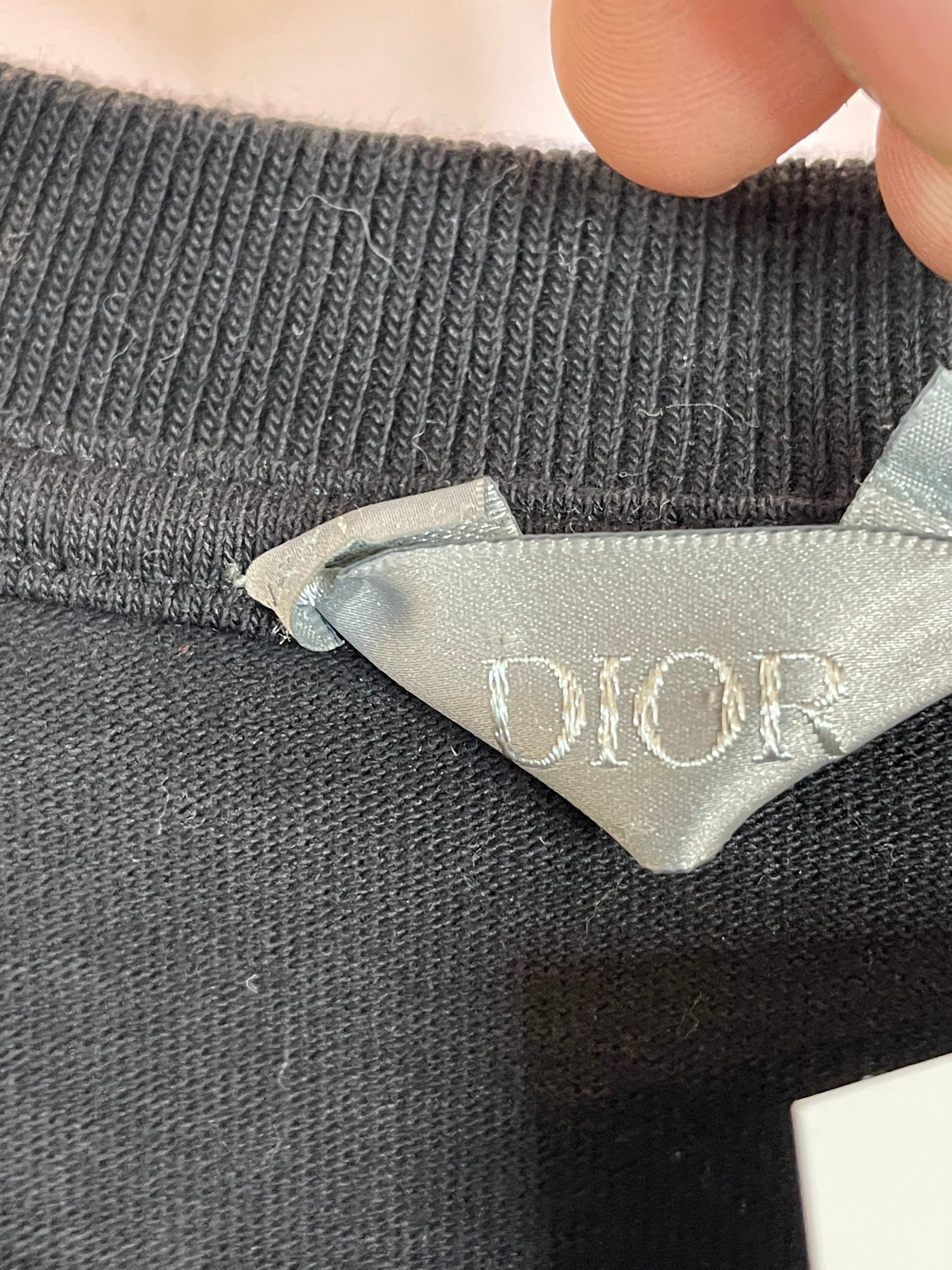 Dior Stussy Bee Tee Black Used Medium