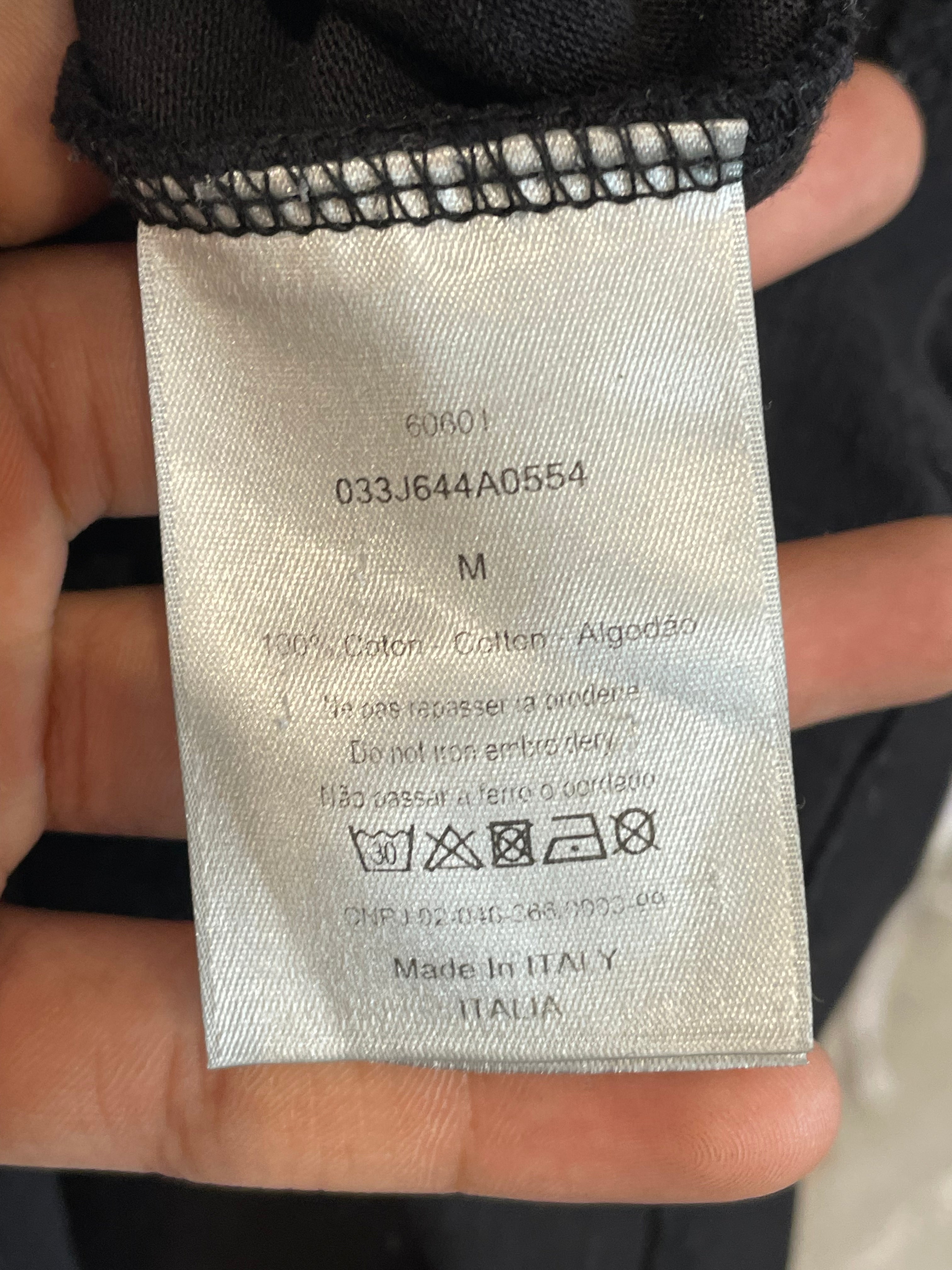 Dior Stussy Bee Tee Black Used Medium