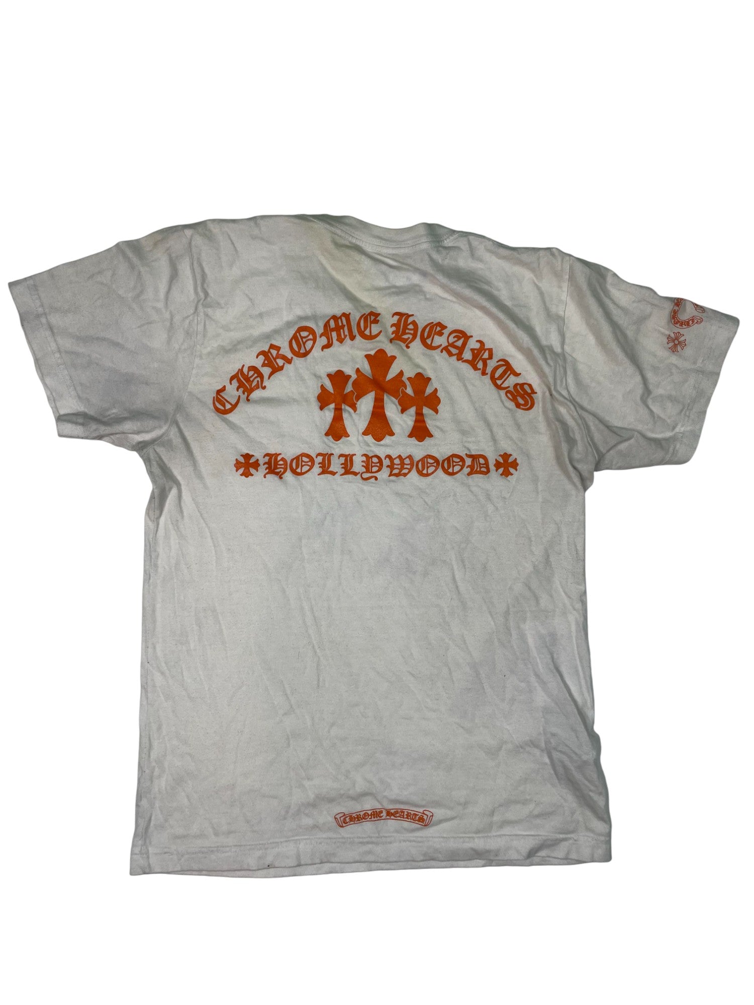 Chrome Hearts White Orange King Taco T-Shirt