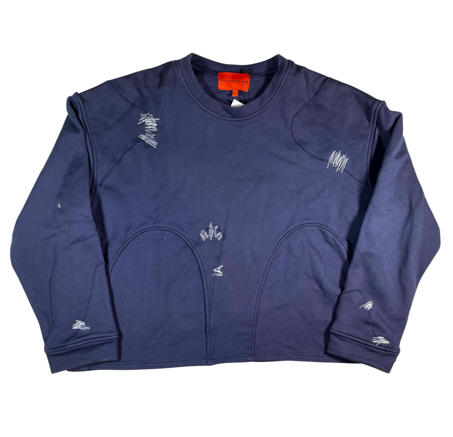 WDW Stitch Crewneck Navy Sweatshirt