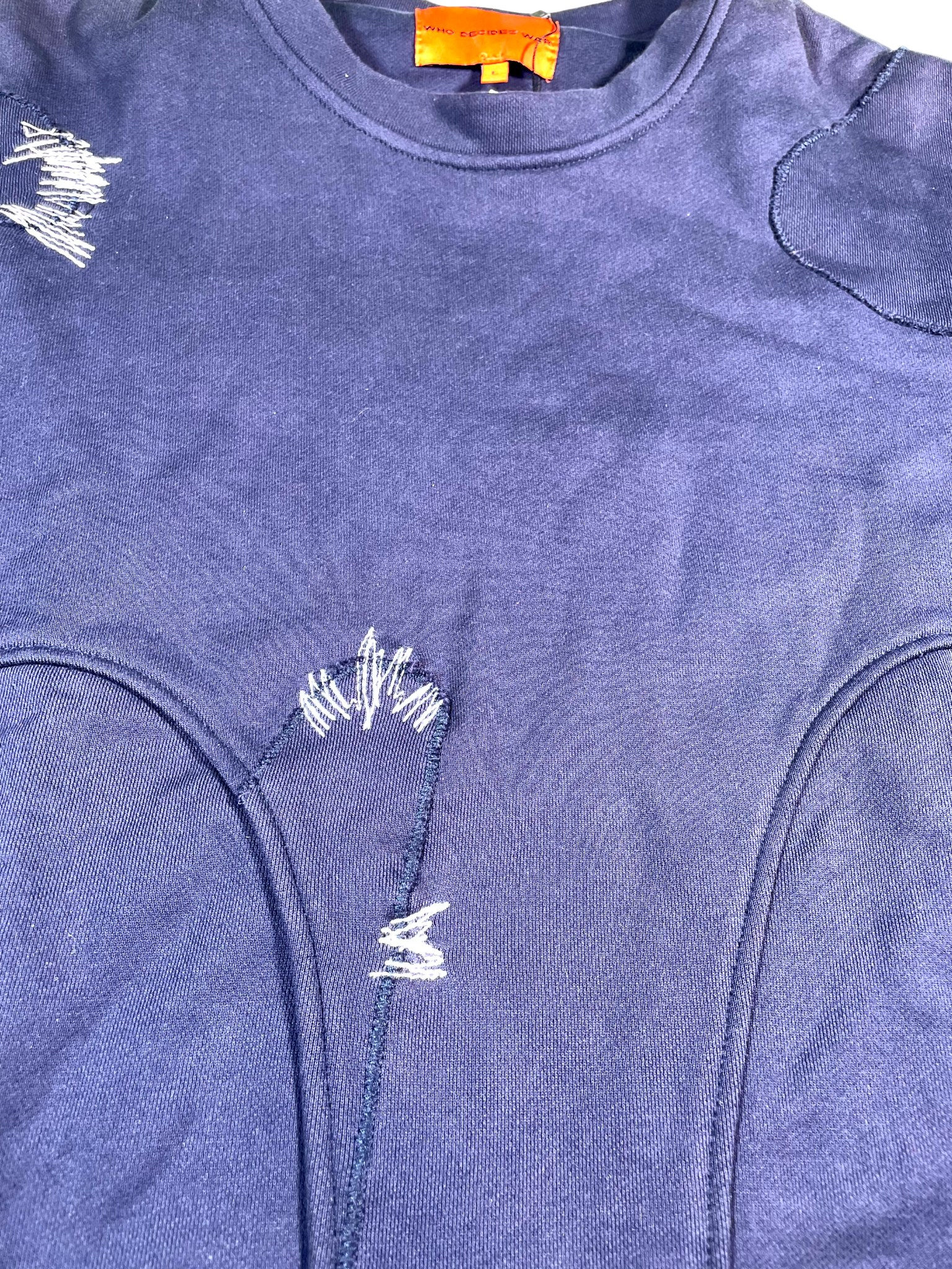 WDW Stitch Crewneck Navy Sweatshirt