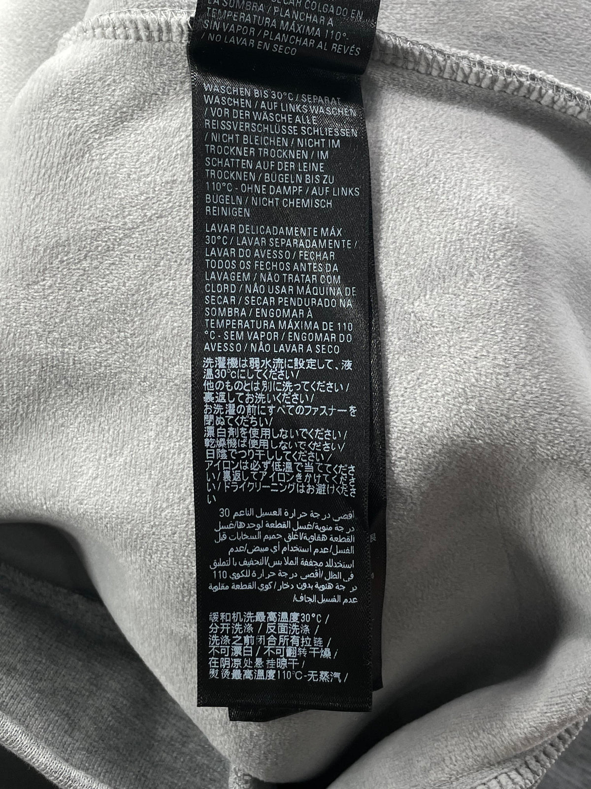 Balenciaga Infinity Grey & Black Zip Up