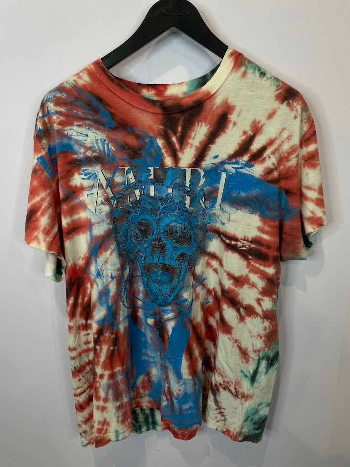 Amiri Tie Dye Skull Tee Used Medium