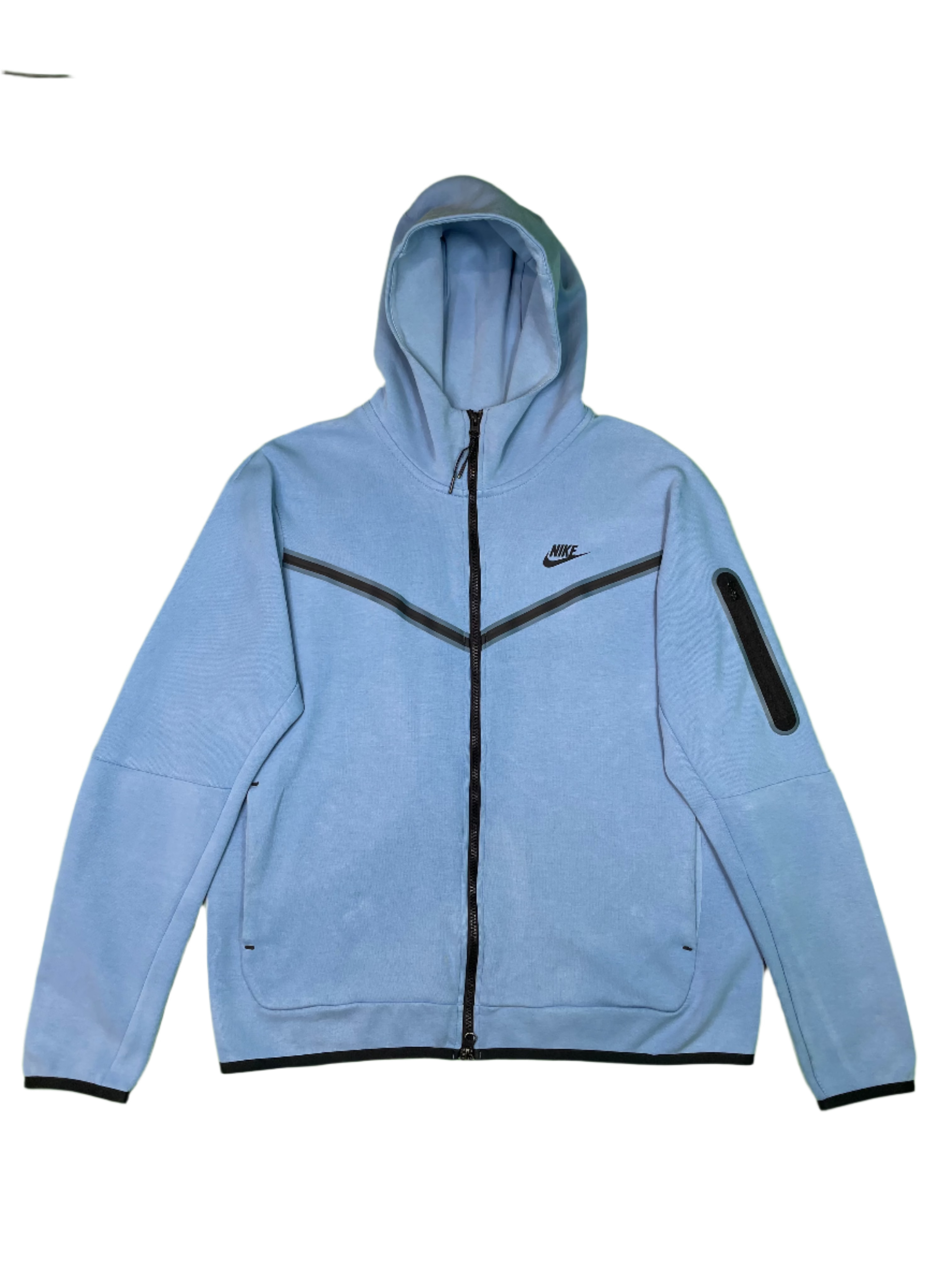 Nike Tech Zip Up Baby Blue Hoodie