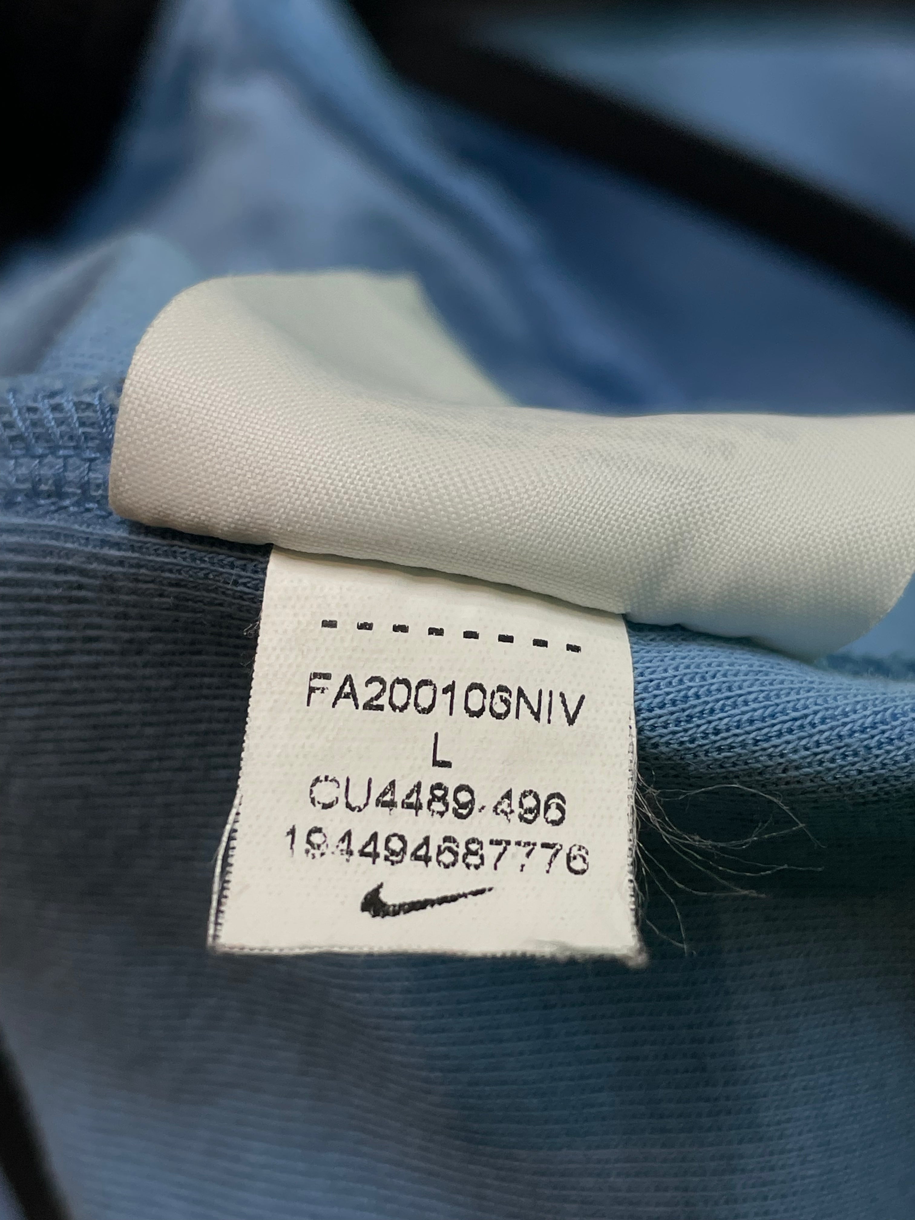 Nike Tech Zip Up Baby Blue Hoodie