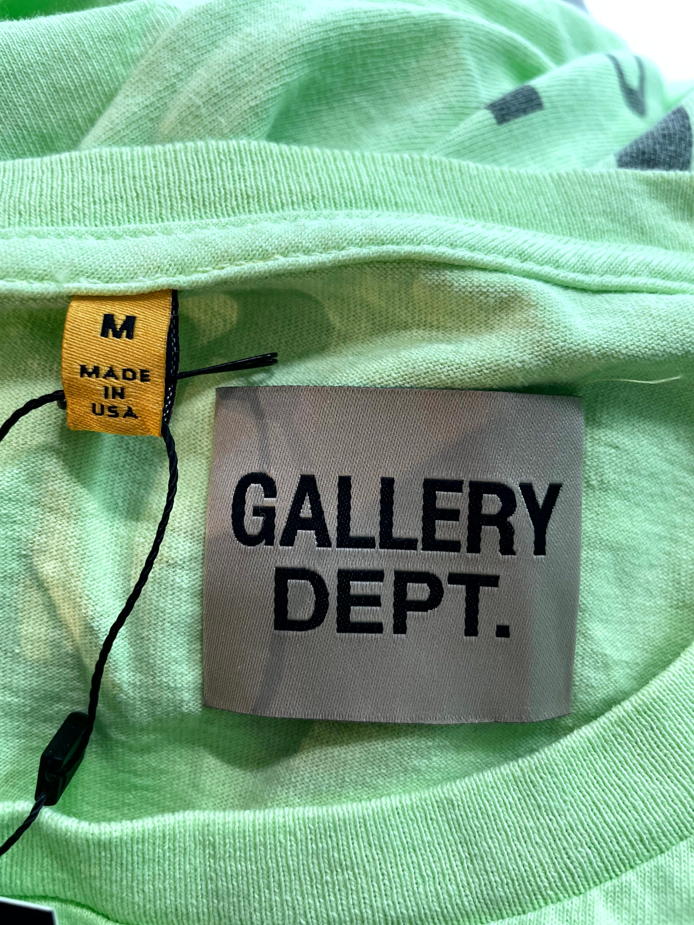 Gallery Dept Souvenir Lime Green Tee