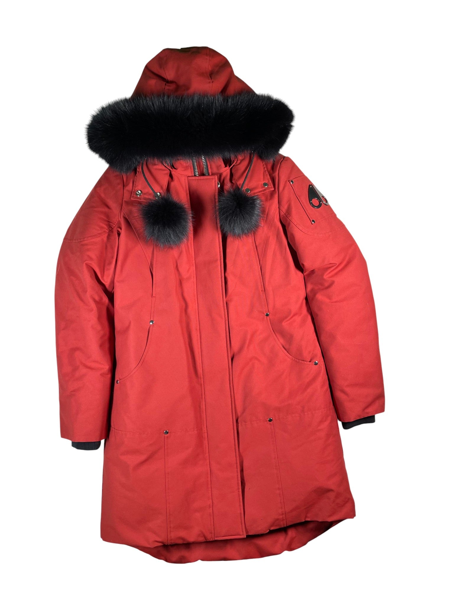 Moose Knuckles Clay Women's Red Parka Jacket