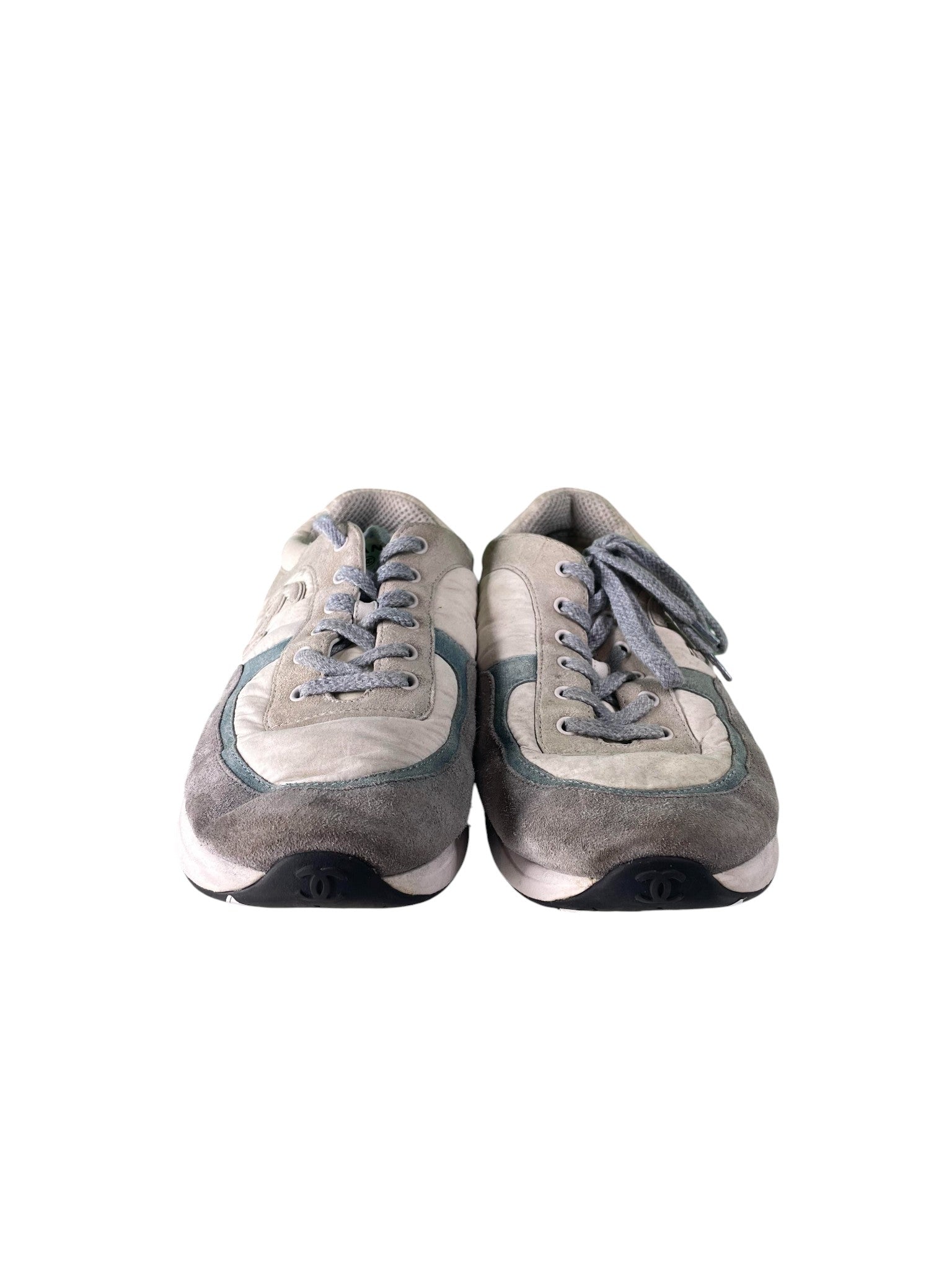 Chanel Grey & Olive Sneaker