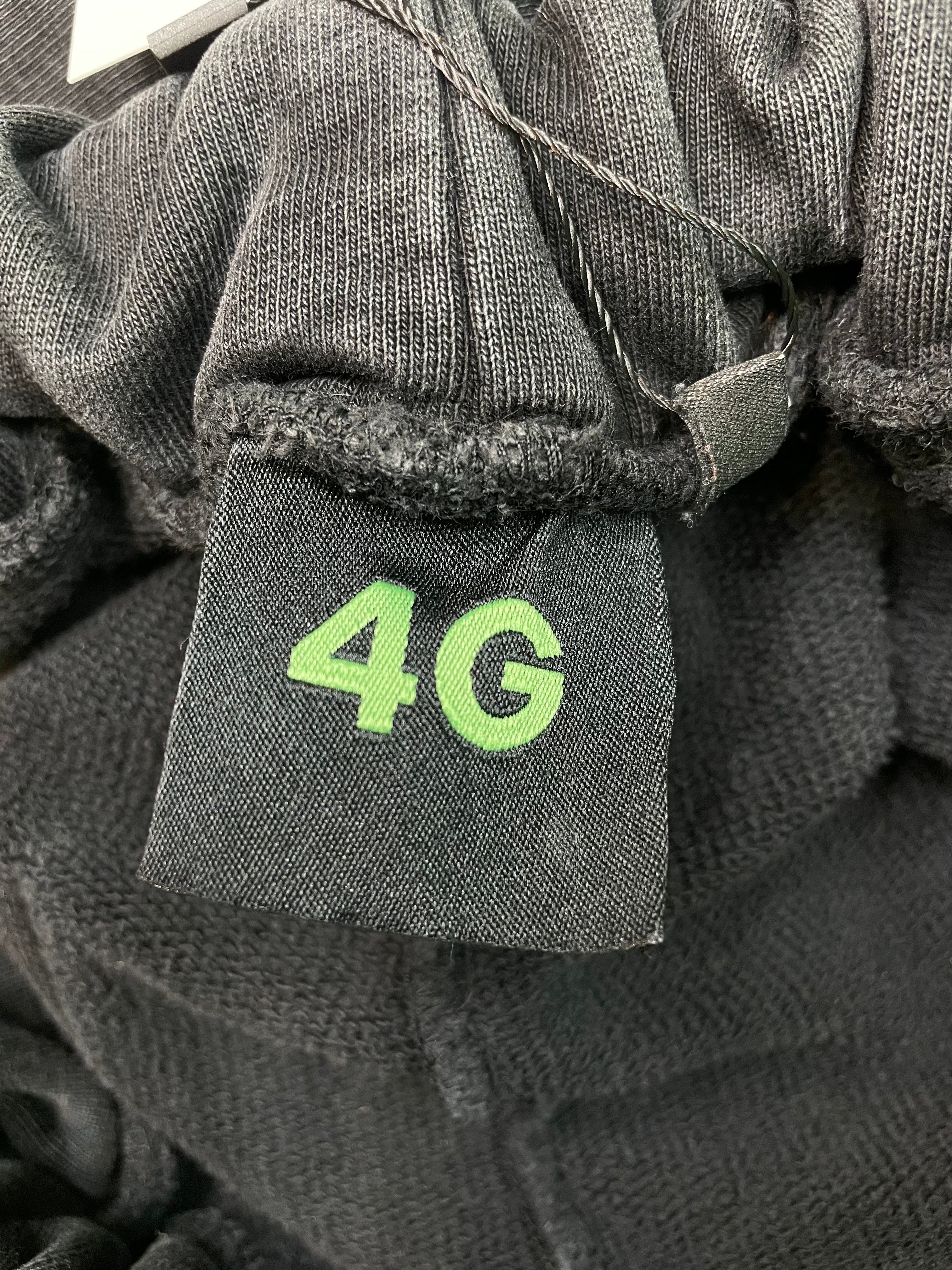 4G Go F*CK Yourself Embroidered Black & Green Sweats