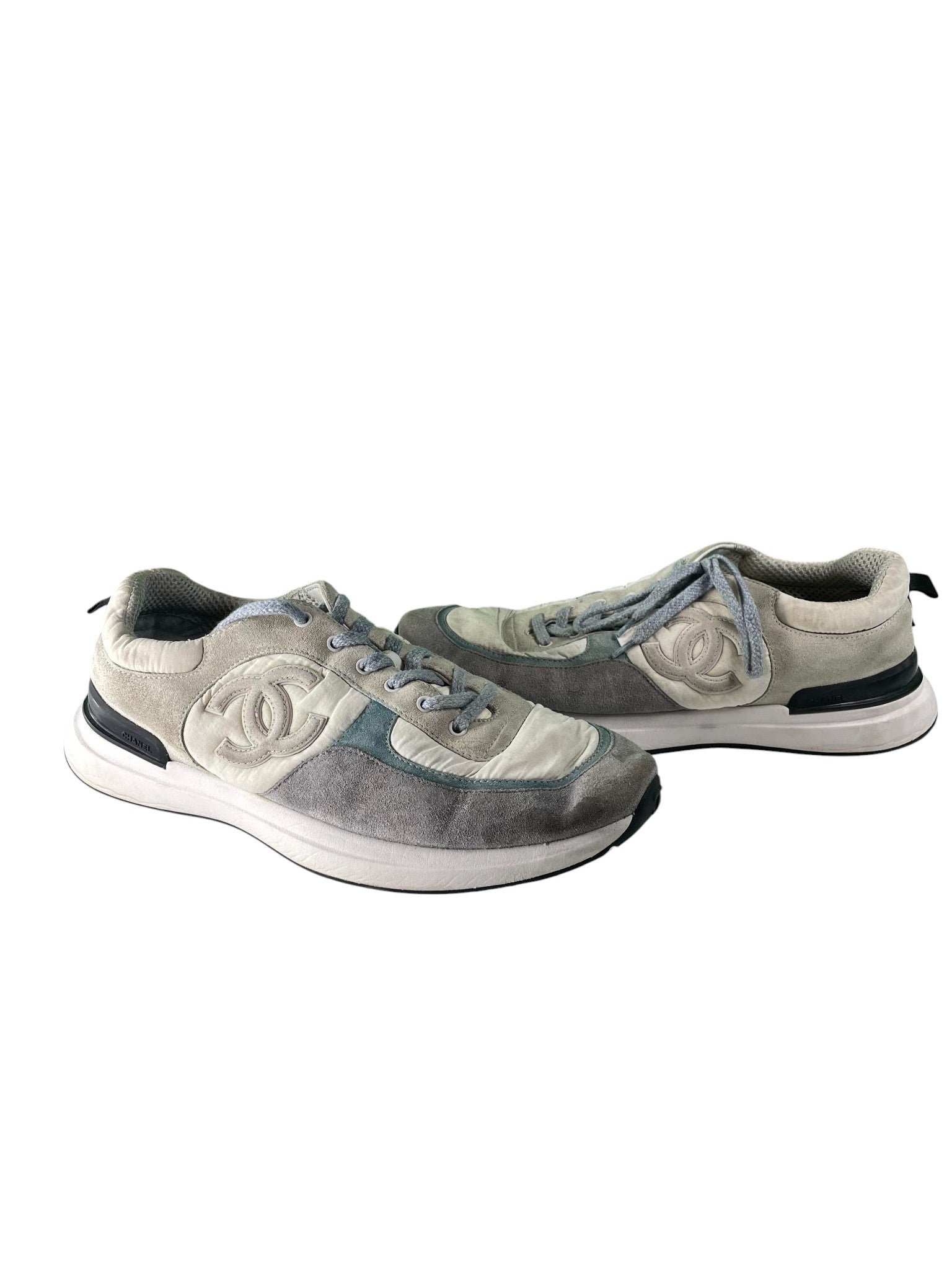 Chanel Grey & Olive Sneaker