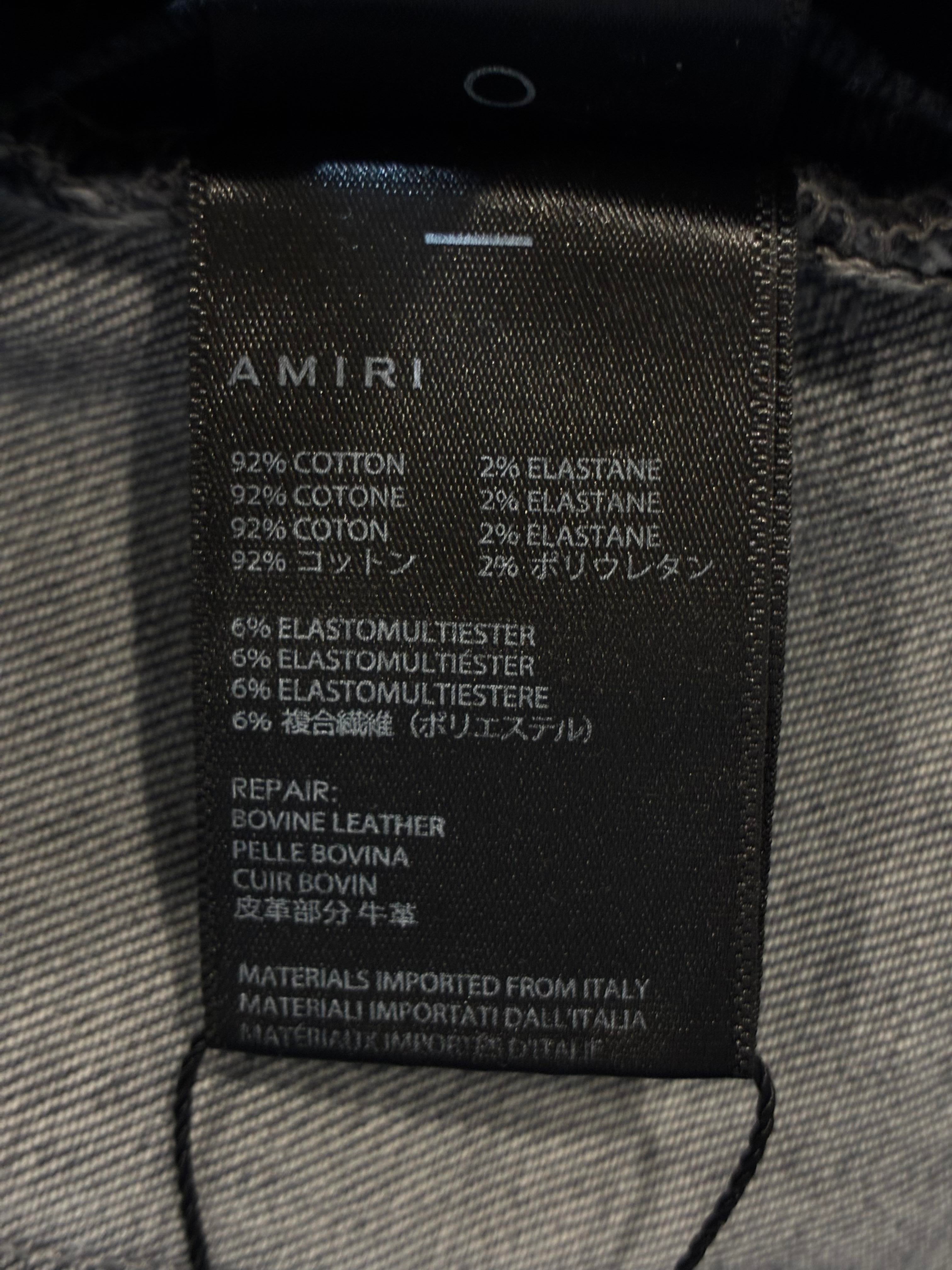 Amiri MX1 Playboy Patch Grey Jeans
