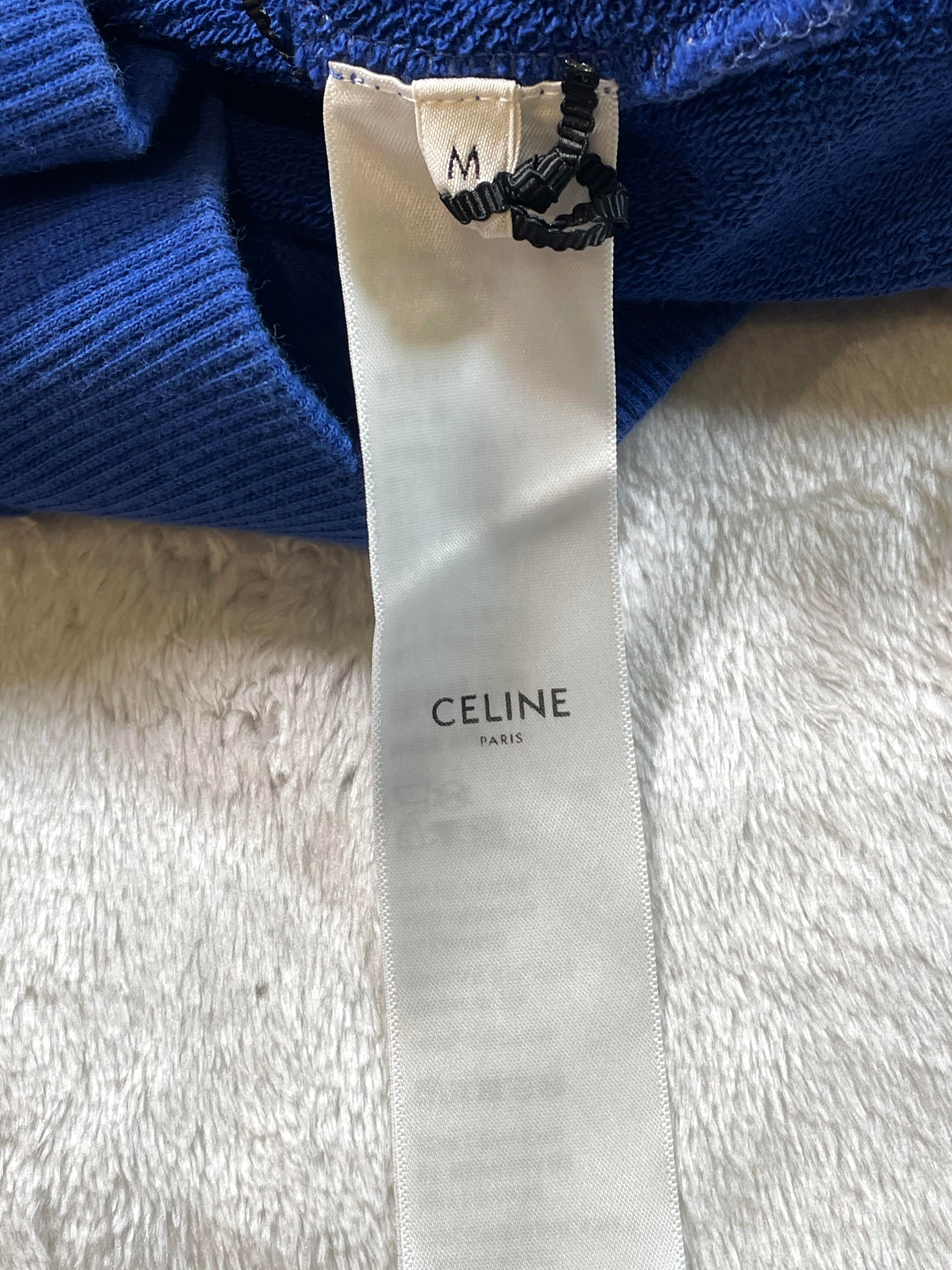 Celine Paris Elephant Navy Crewneck