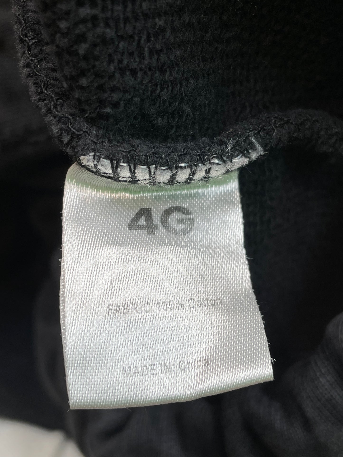 4G Go F*CK Yourself Embroidered Black & Green Sweats