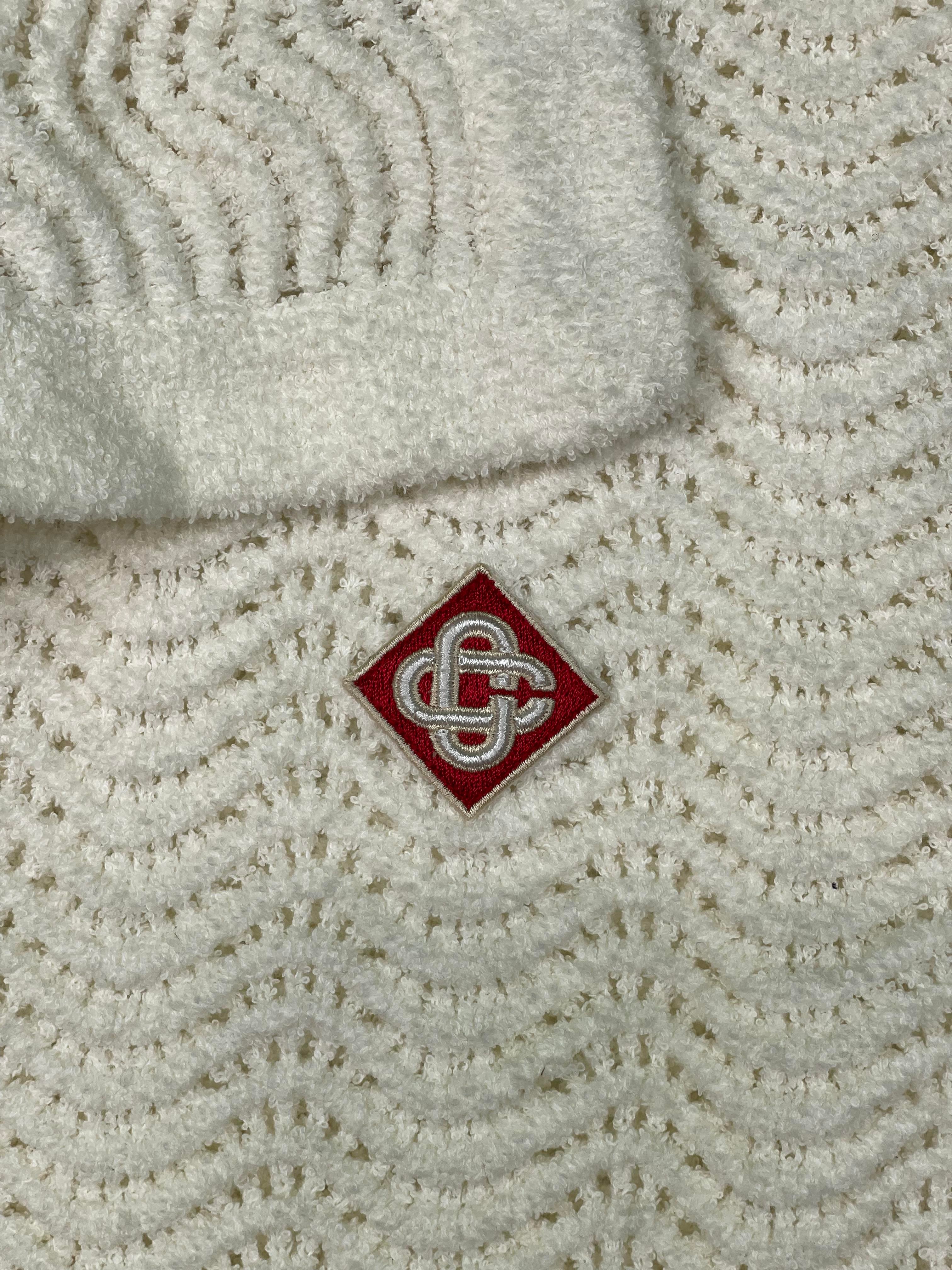 Casablanca Cream Knitted Button Up