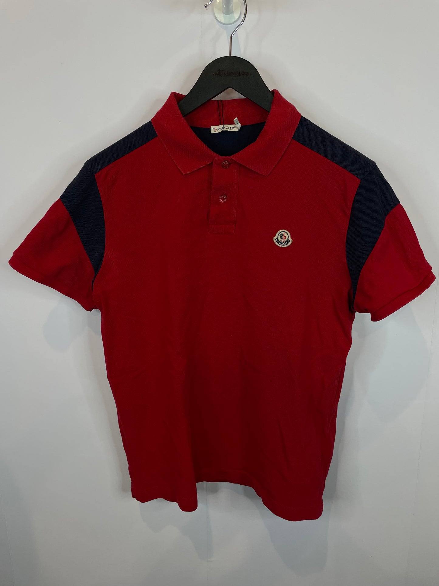 Moncler Polo Red Used Medium