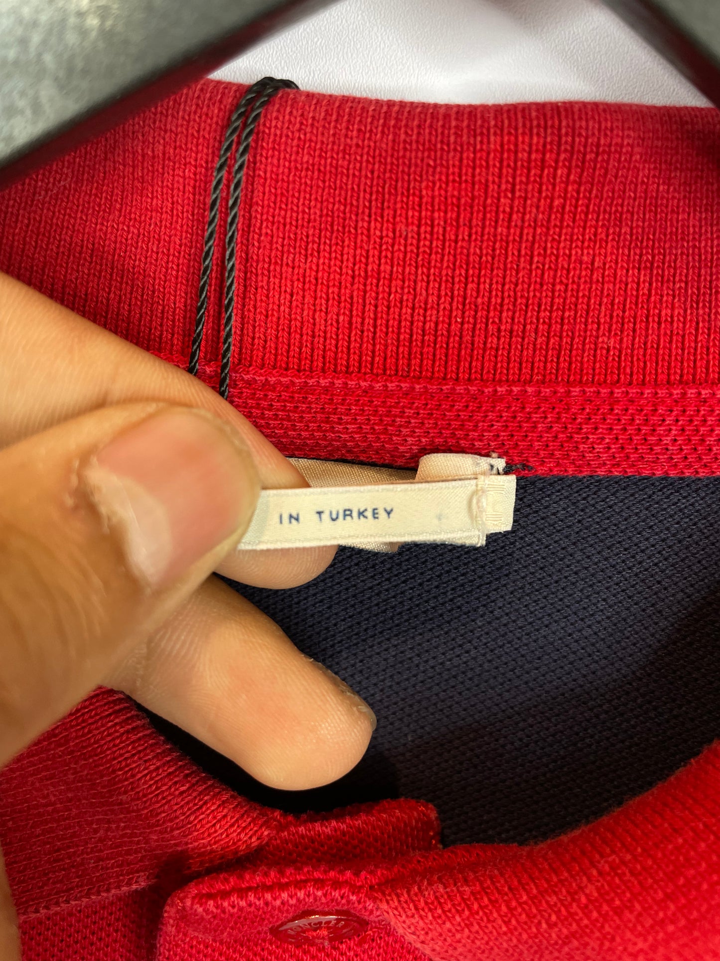 Moncler Polo Red Used Medium