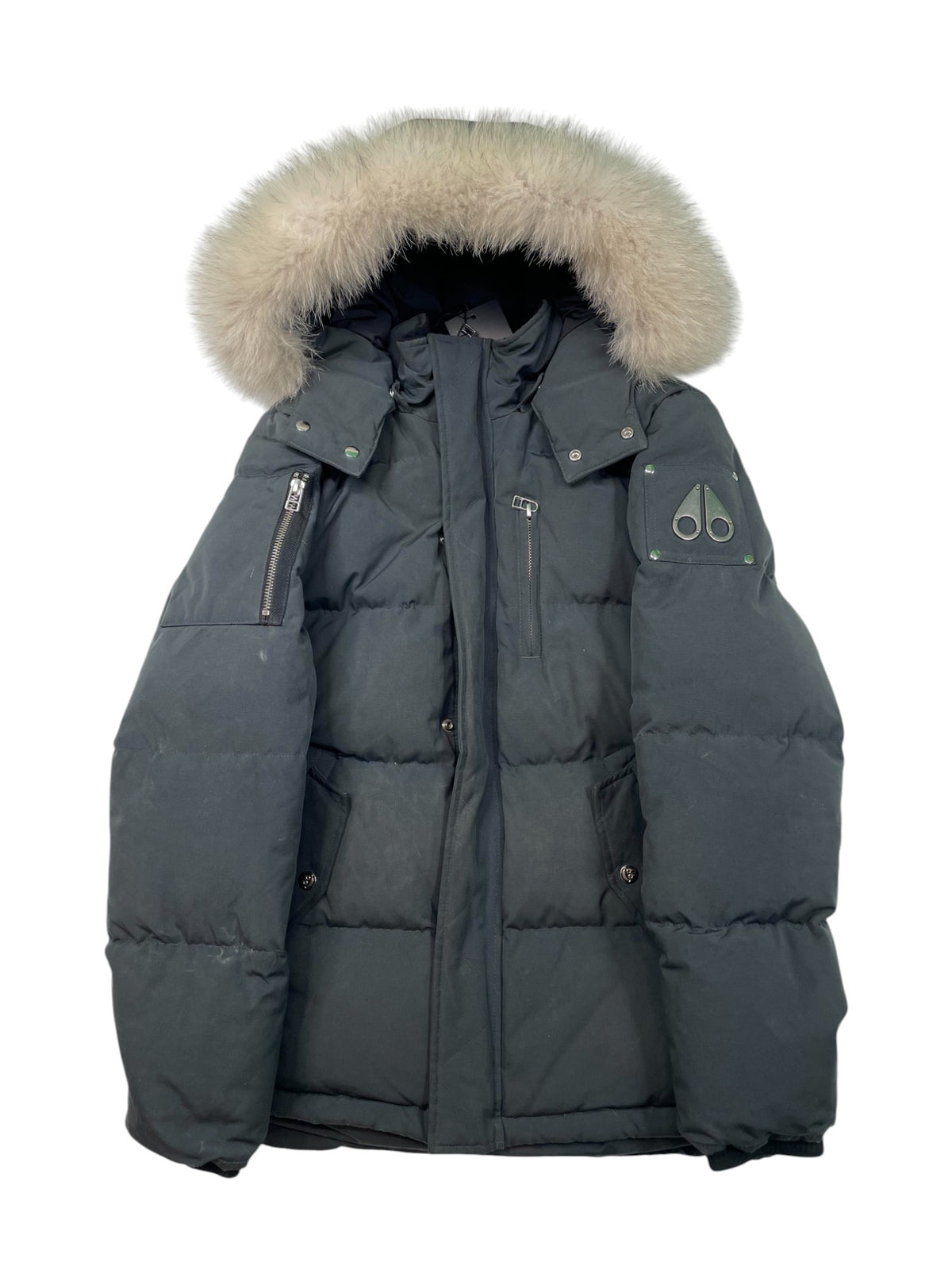 Moose Knuckles Shadow Grey Kids Coat