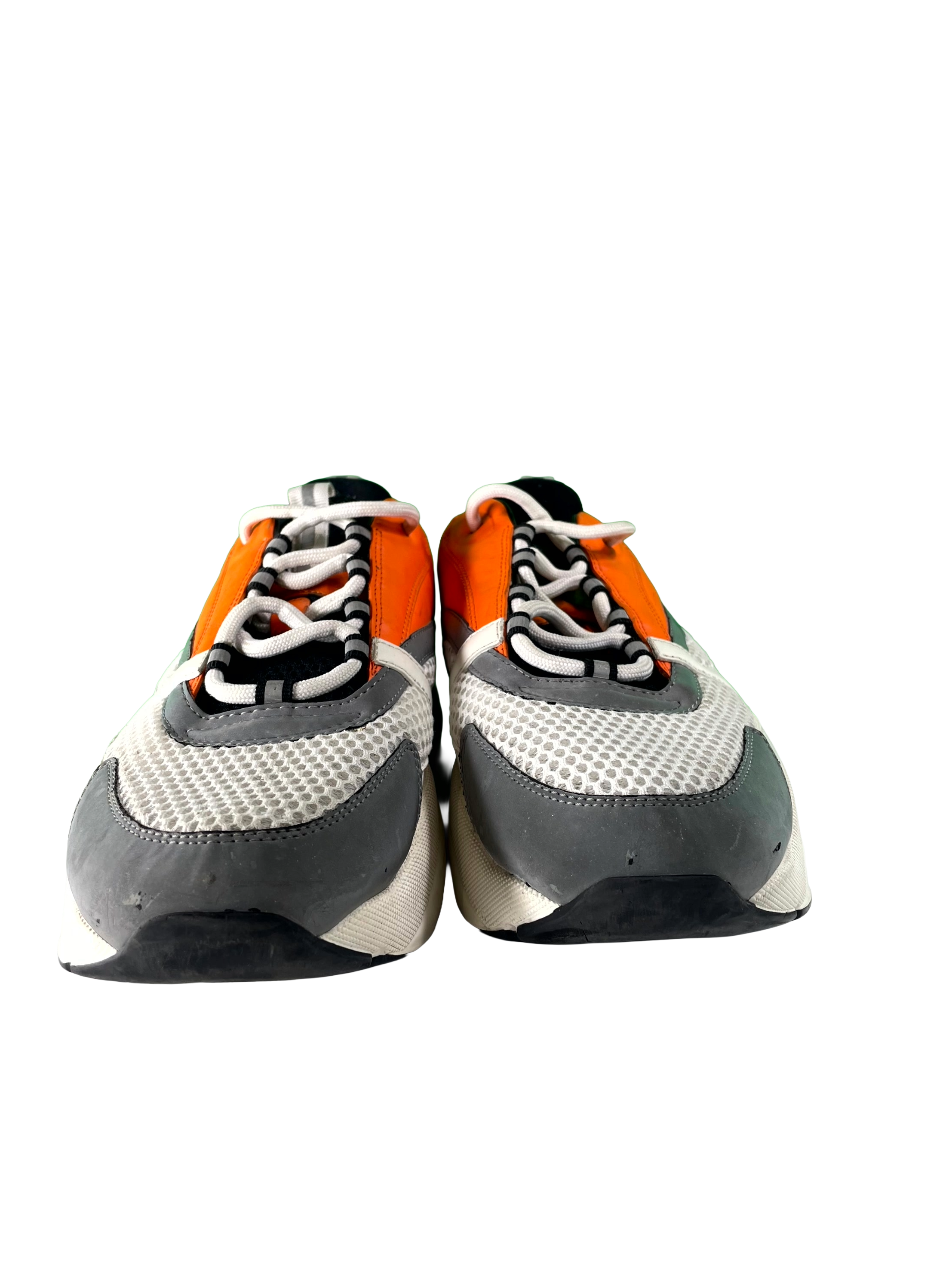 Dior B22 White & Orange Sneakers