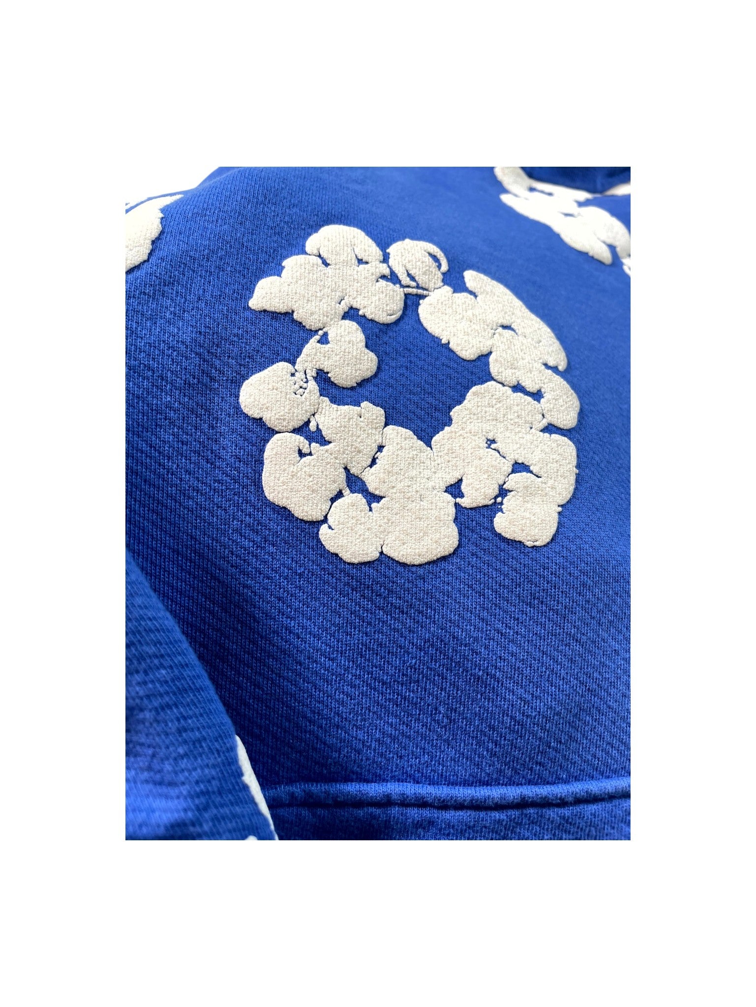Denim Tears Cotton Wreath Blue Hoodie