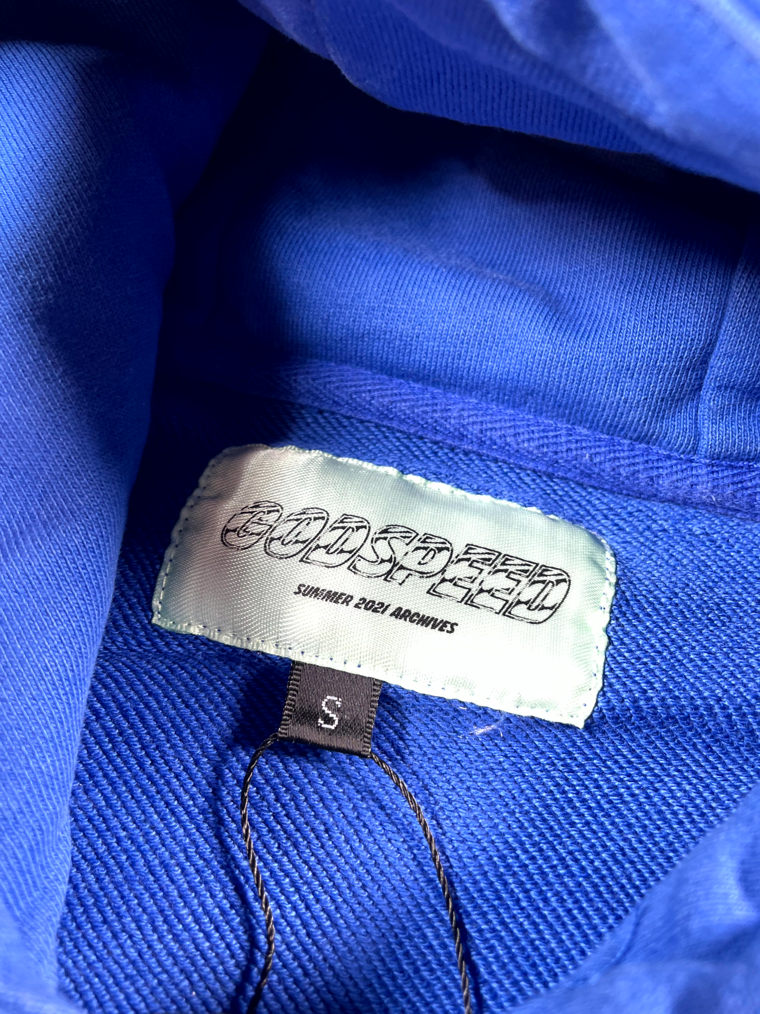 Godspeed Royal Blue & Black Hoodie
