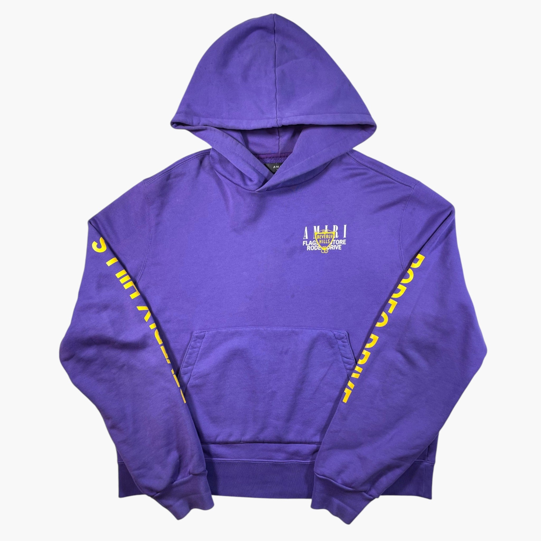 Amiri Beverly Hills Purple & Yellow Hoodie